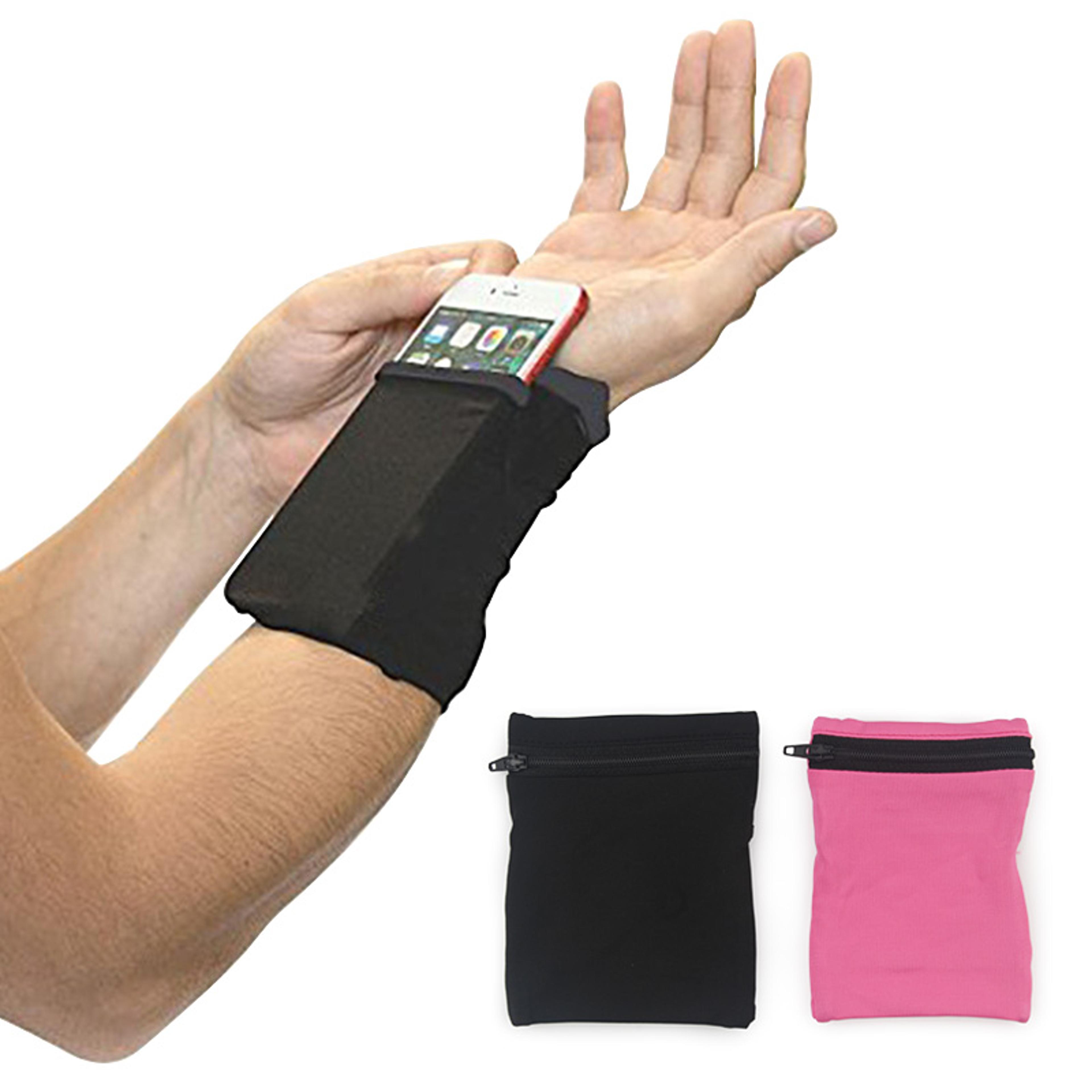 Wrist Support Pocket Wrist Wallet Pouch Portable Sport Armband For Running  Tennis 1