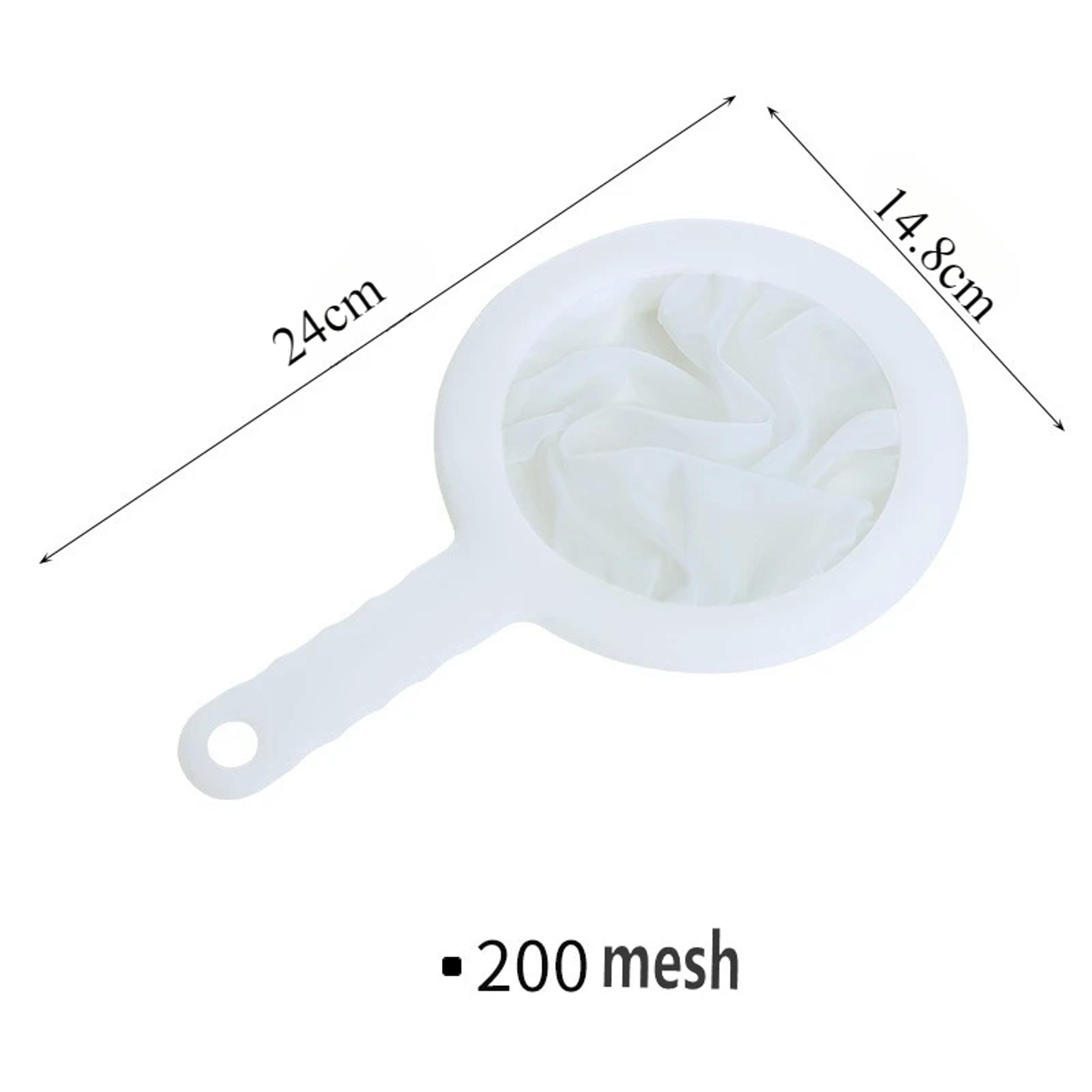 Ultra Fine Mesh Strainer  Washable Nylon Spoon Sieve For Soy Milk Juice Coffee Tea  More 7