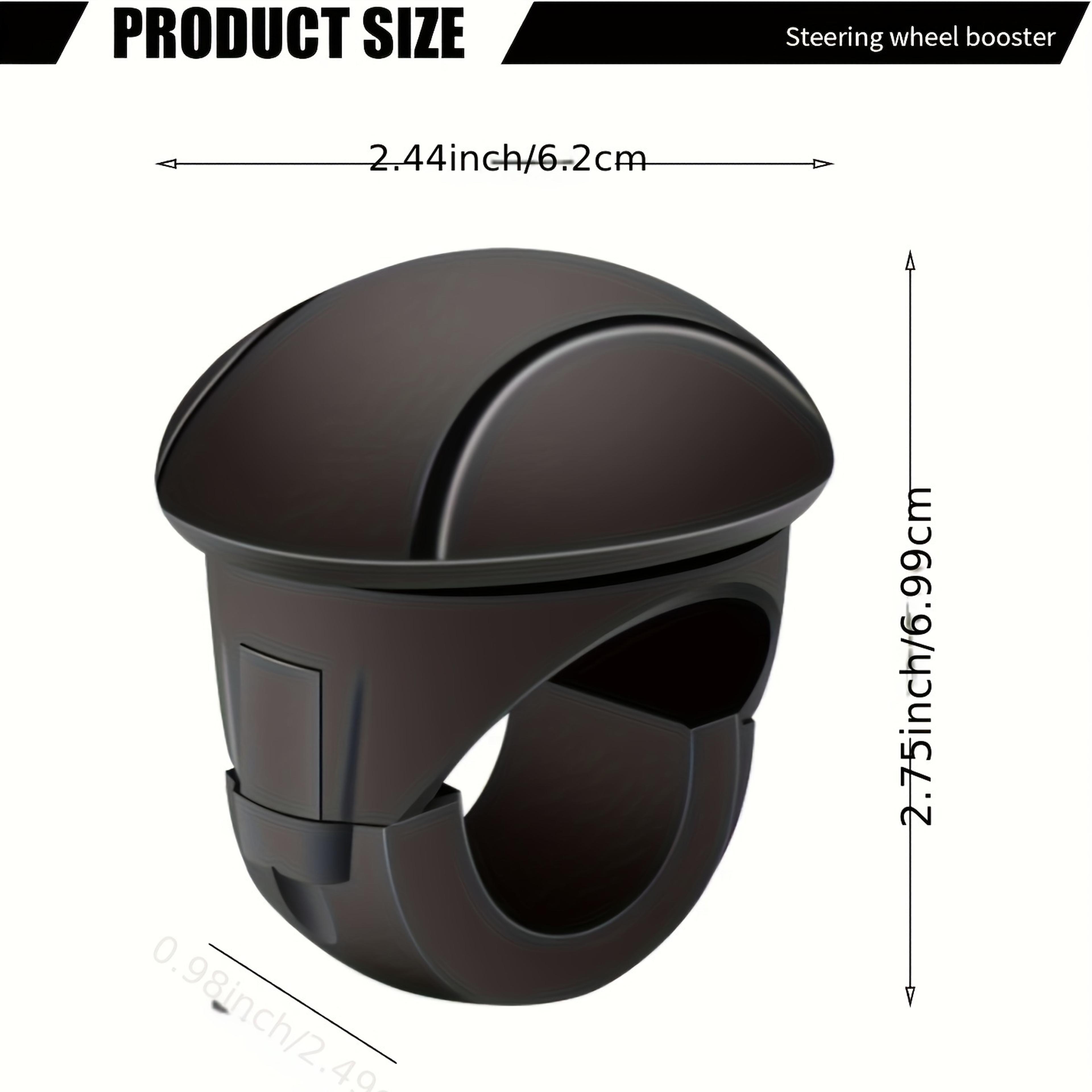EasyGrip Silicone Steering Wheel Knob  Smooth Rotation OneHand Operation BuiltIn Metal Bearing  Non 3