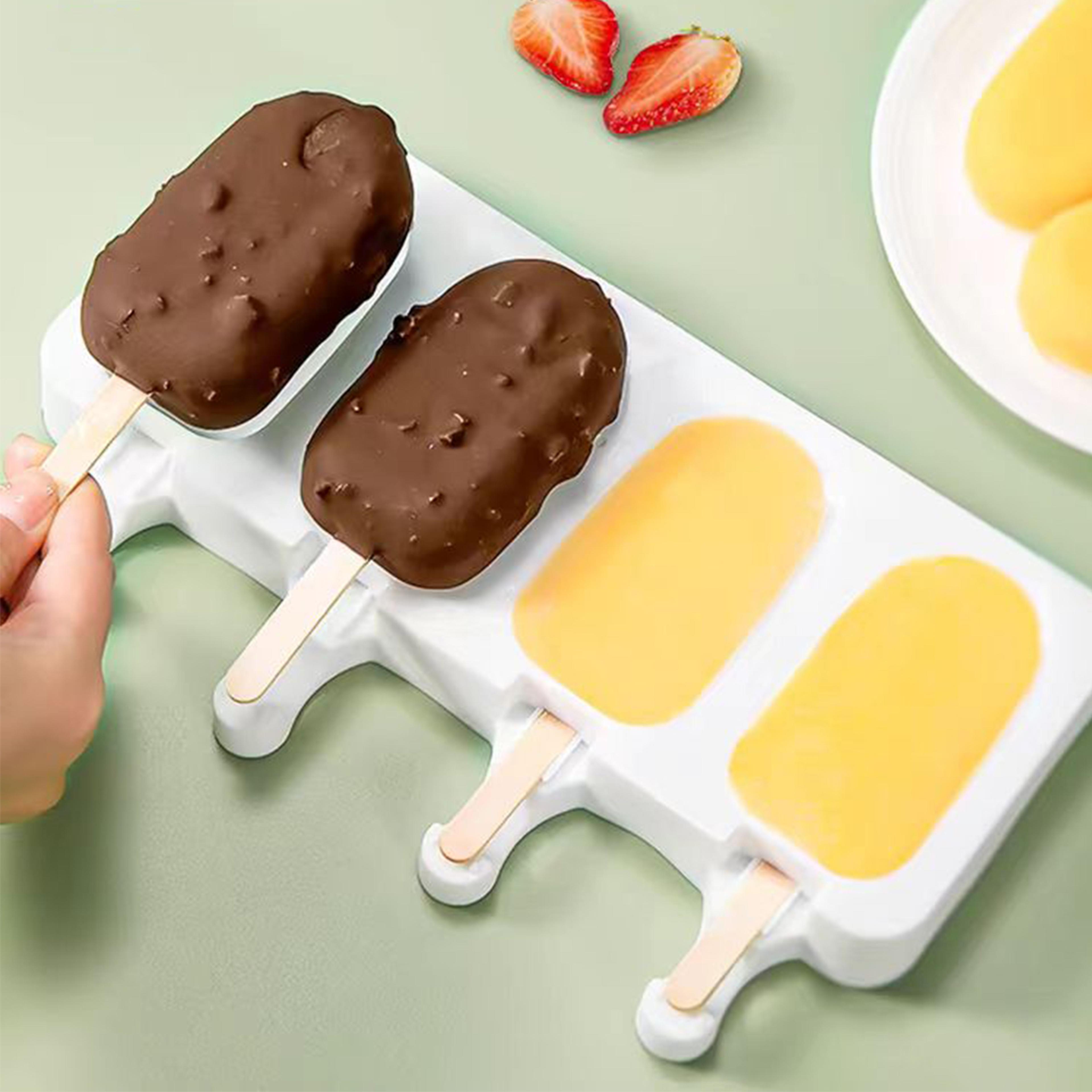 silicone ice cream mold diy popsicle mould for fruit juice & baking