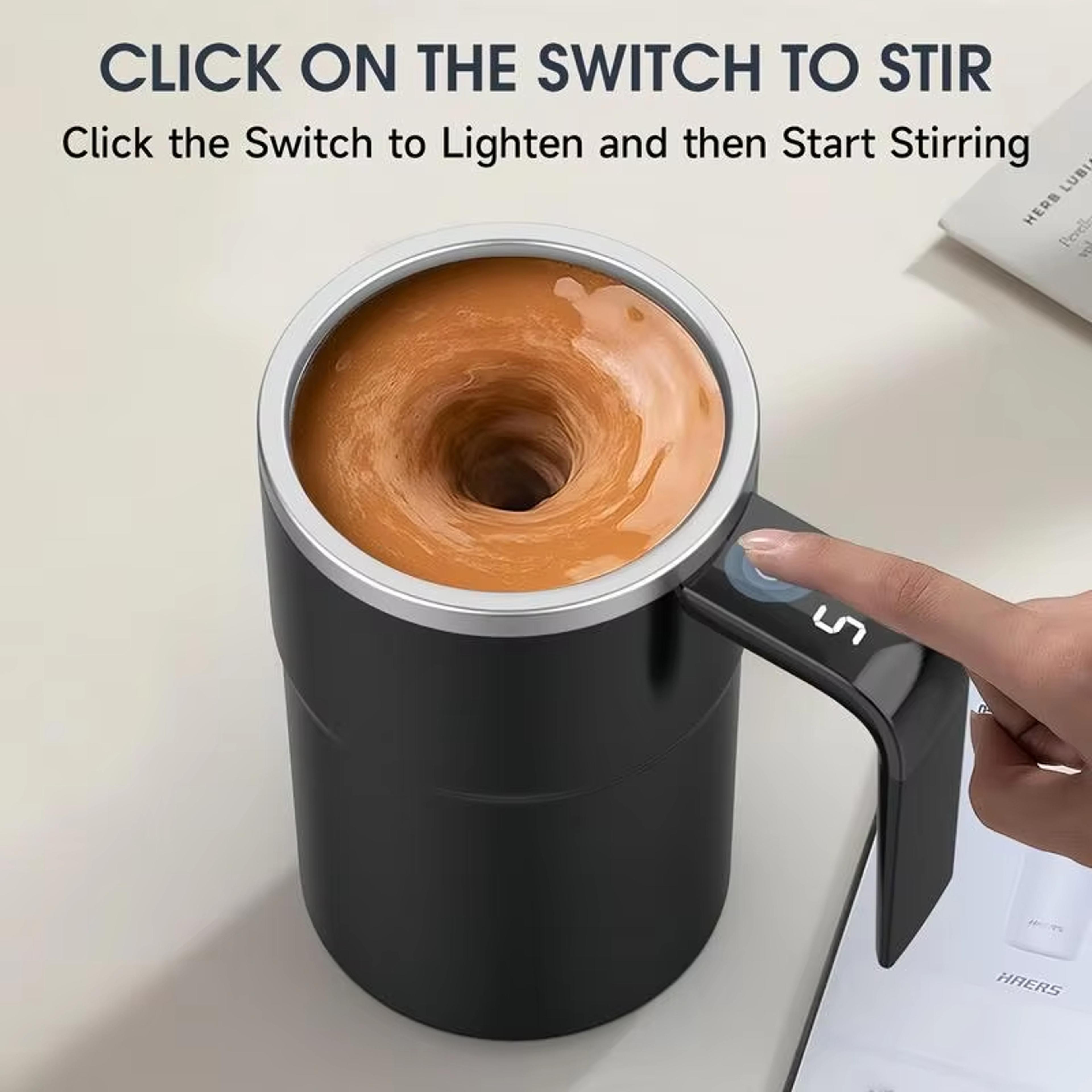 Rechargeable Self Mixing Mug Electric Coffee Mug Automatic Stirring Cup 1