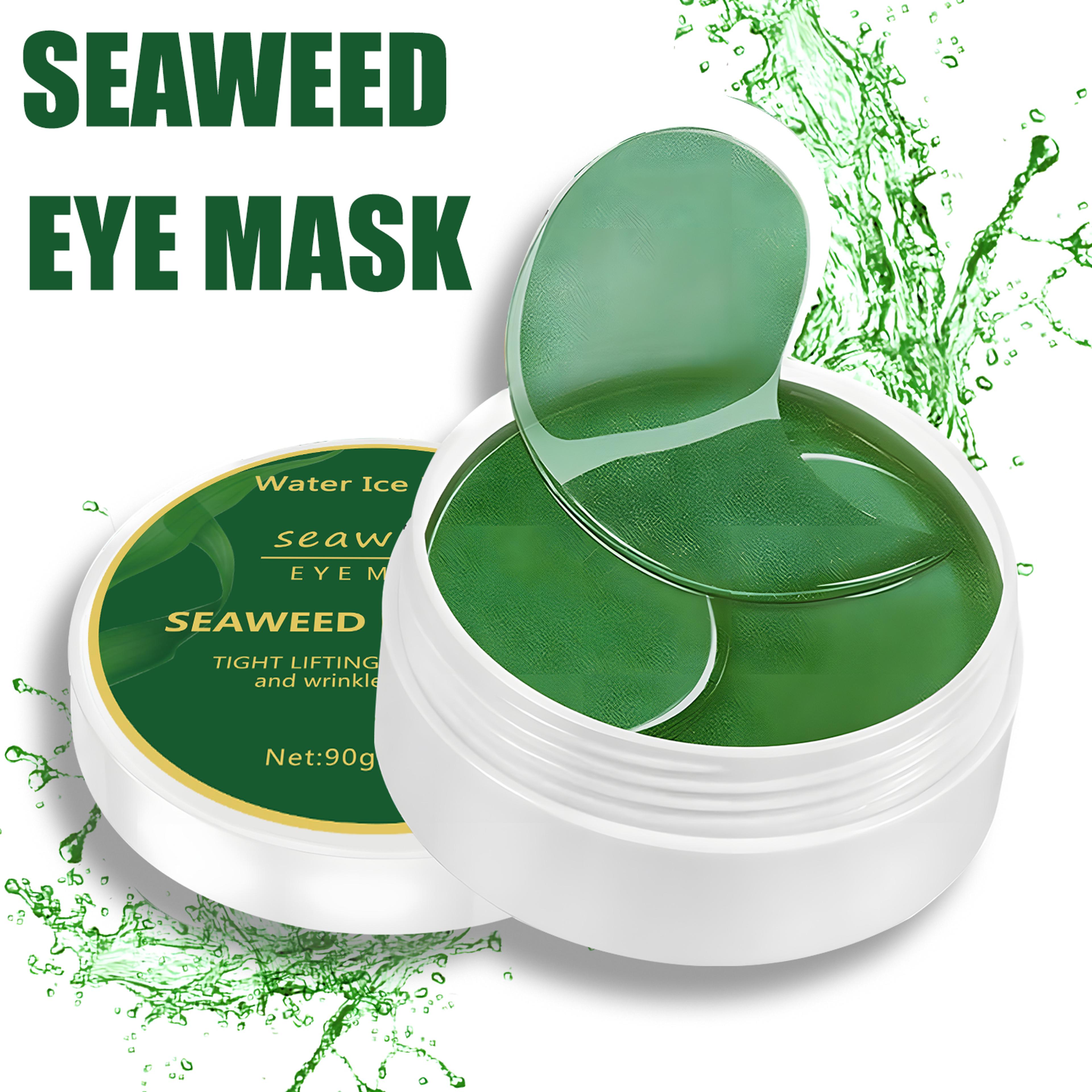 Seaweed Hyaluronic Acid Eye Mask CollagenInfused Eye Patches For Dark Circle Removal  Hydration 1