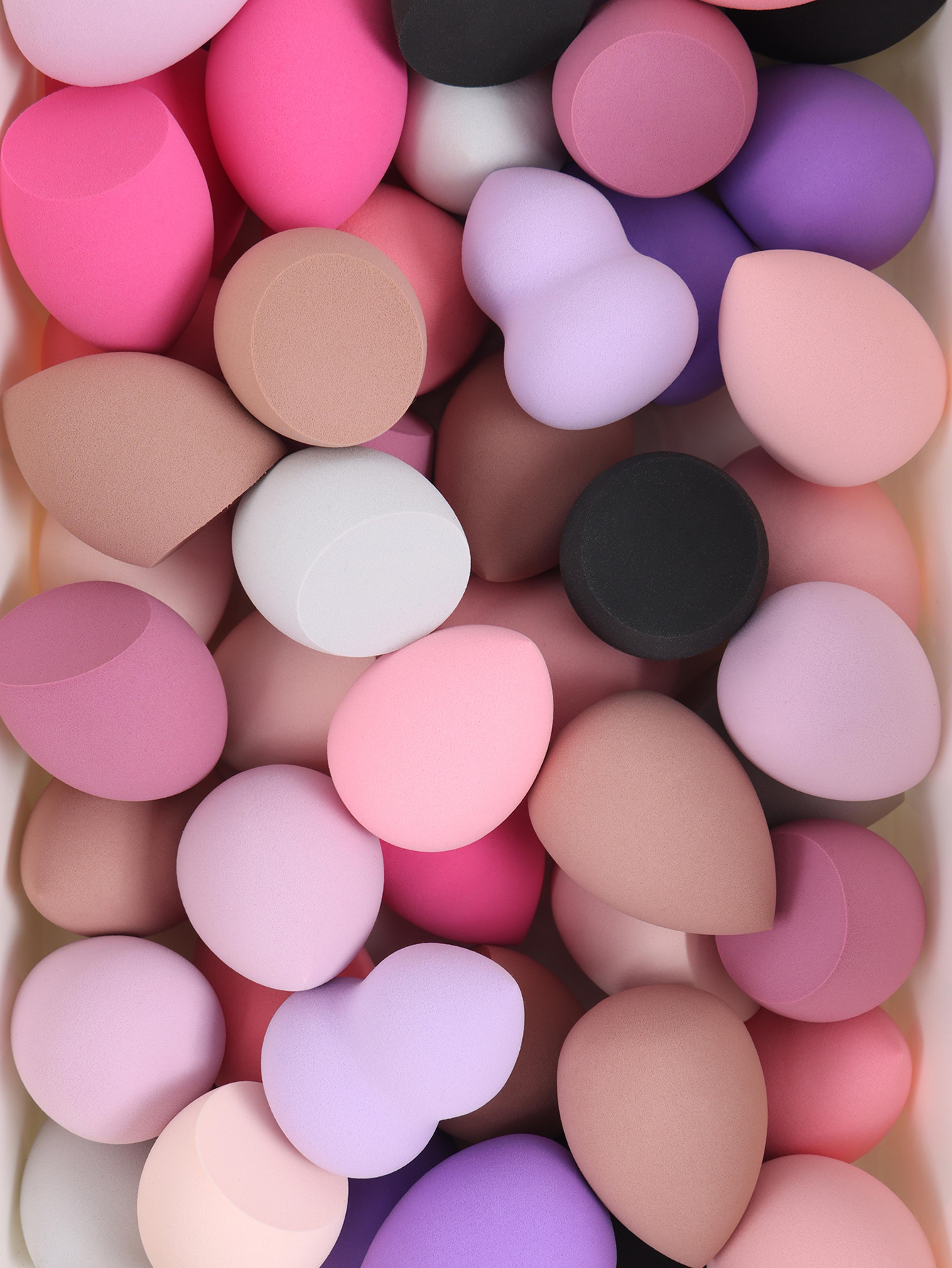 Beauty Sponge Set Pieces For Liquid Cream  Powder Makeup Random Colors  Shapes 3