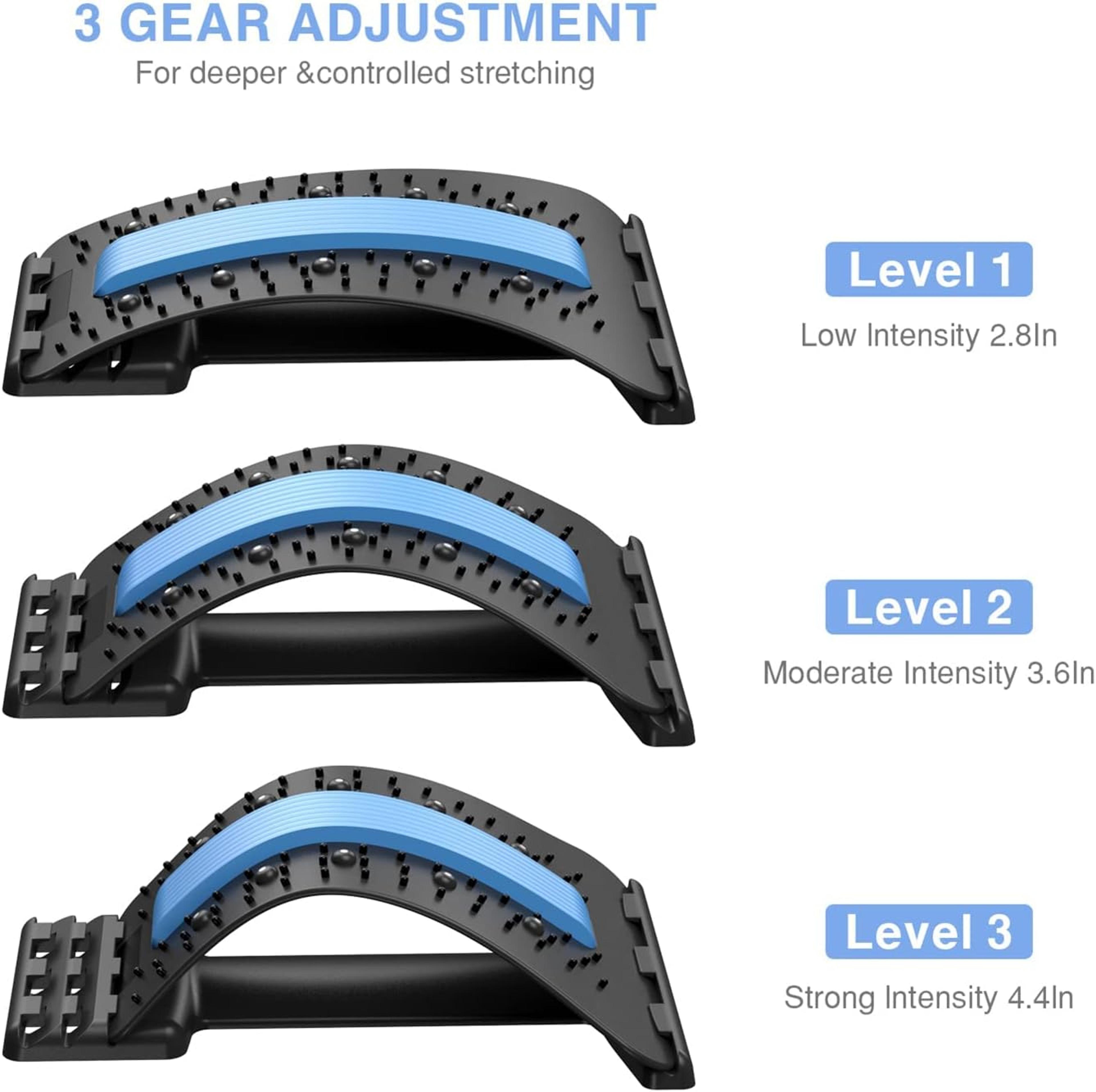 Back Stretcher For Pain Relief  MultiLevel Back Cracker For Herniated Disc Upper  Lower Back Suppor 1