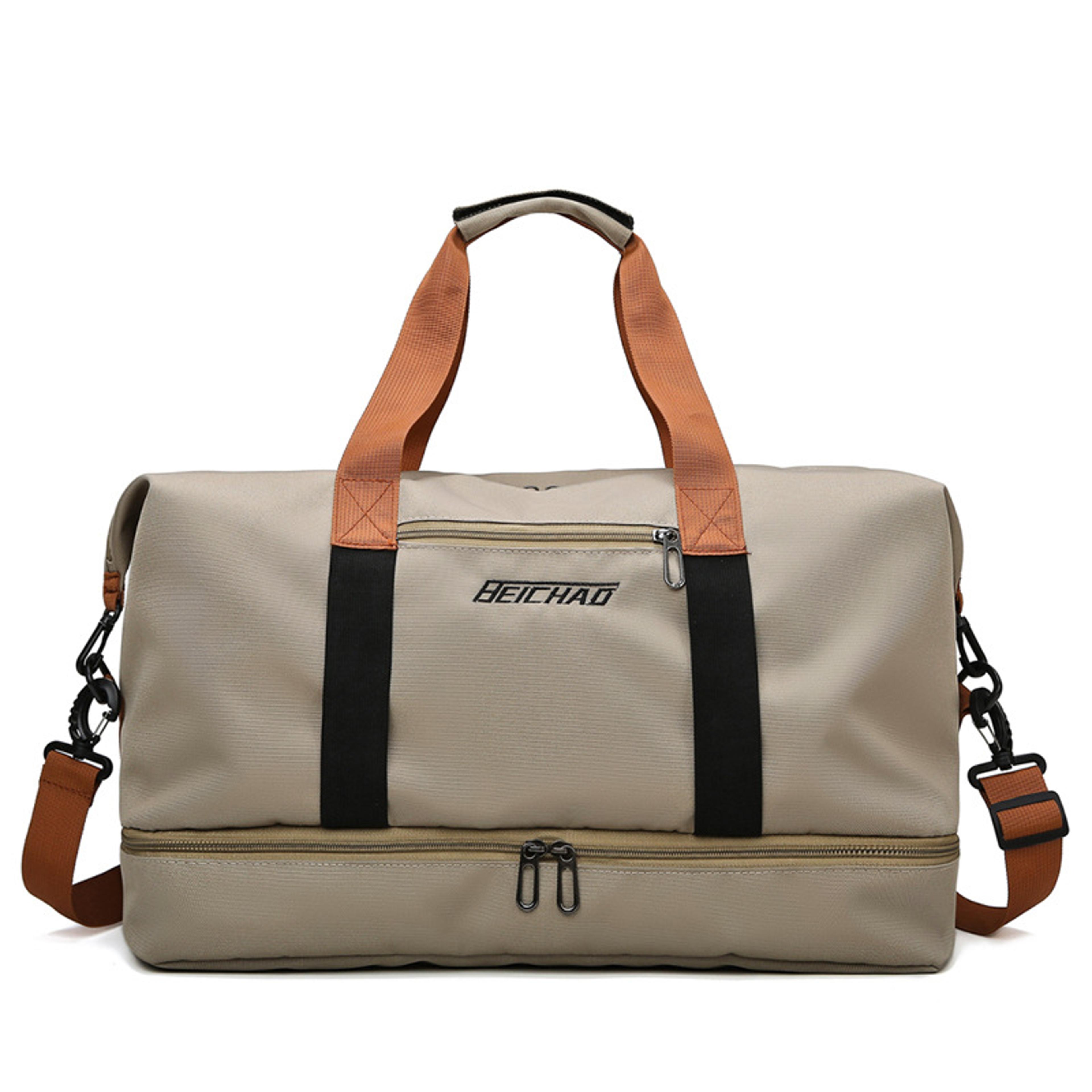 Portable Fitness Travel Gym Bag  Duffle CarryOn Weekender Bag For Men  Women 8