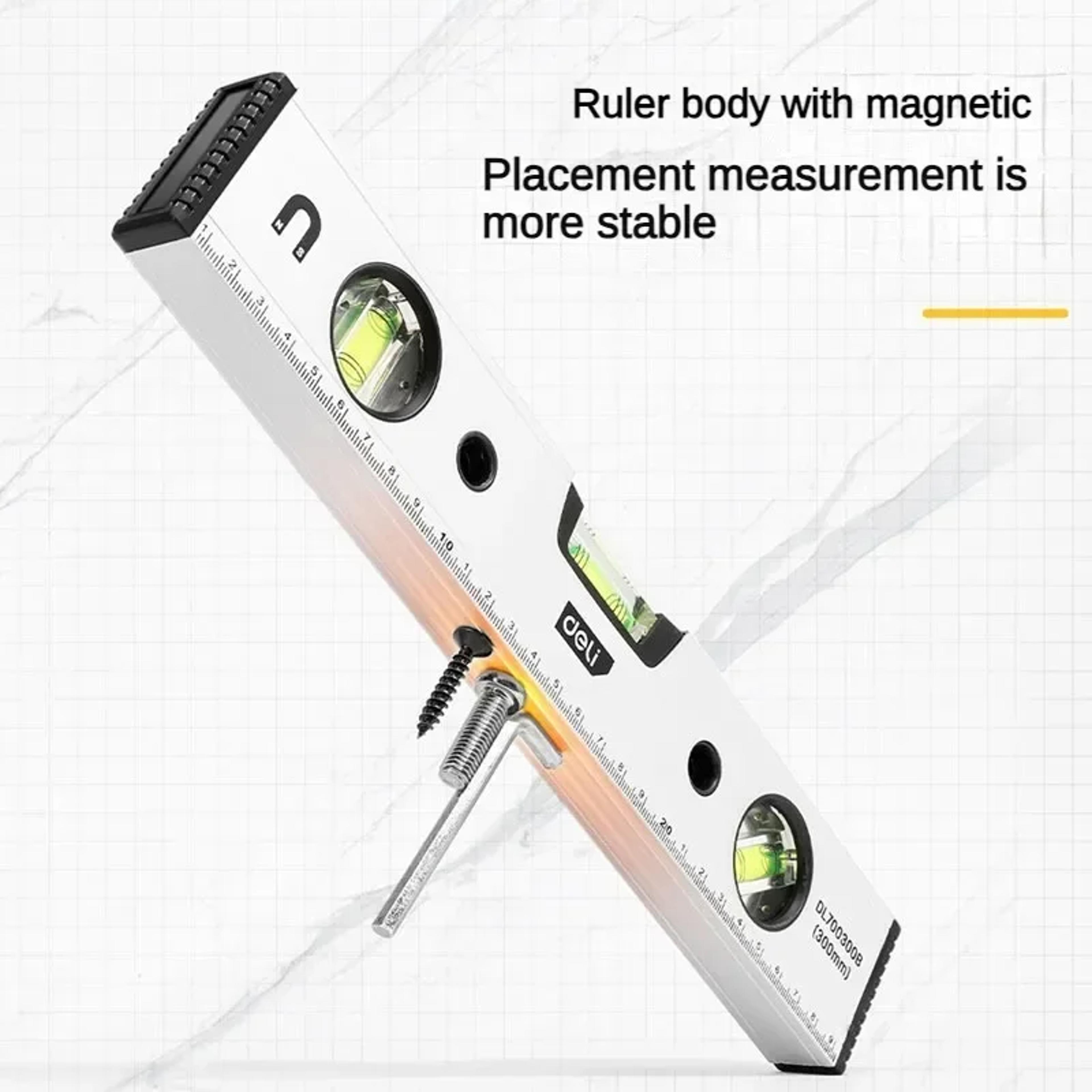 Magnetic Torpedo Level Tool  Durable Aluminum Shockproof Measuring Leveler With High Visibility 0