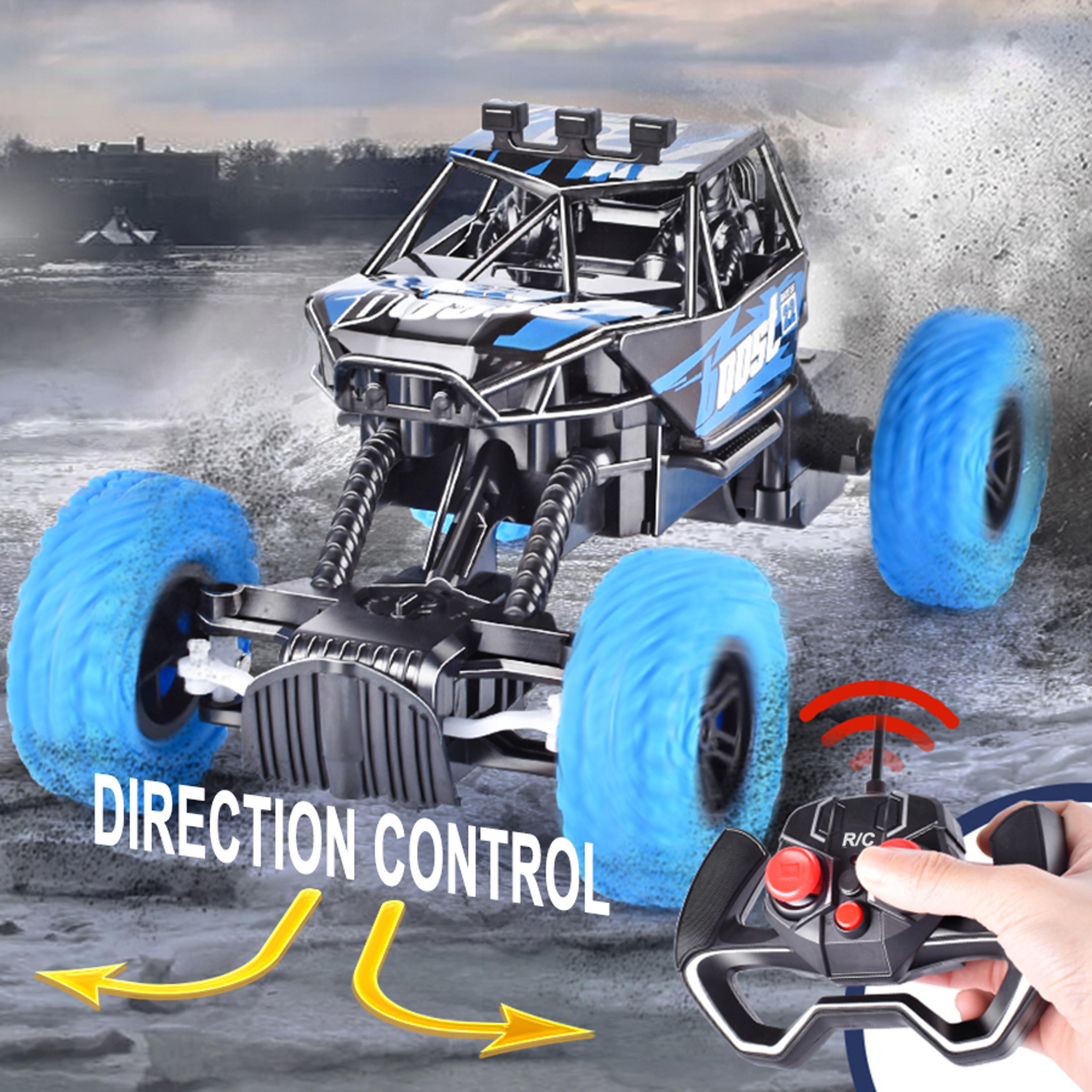 Remote Control Off Road Car With Flashing Lights Rubber Wheels  Ideal Christmas Gift For Kids 2