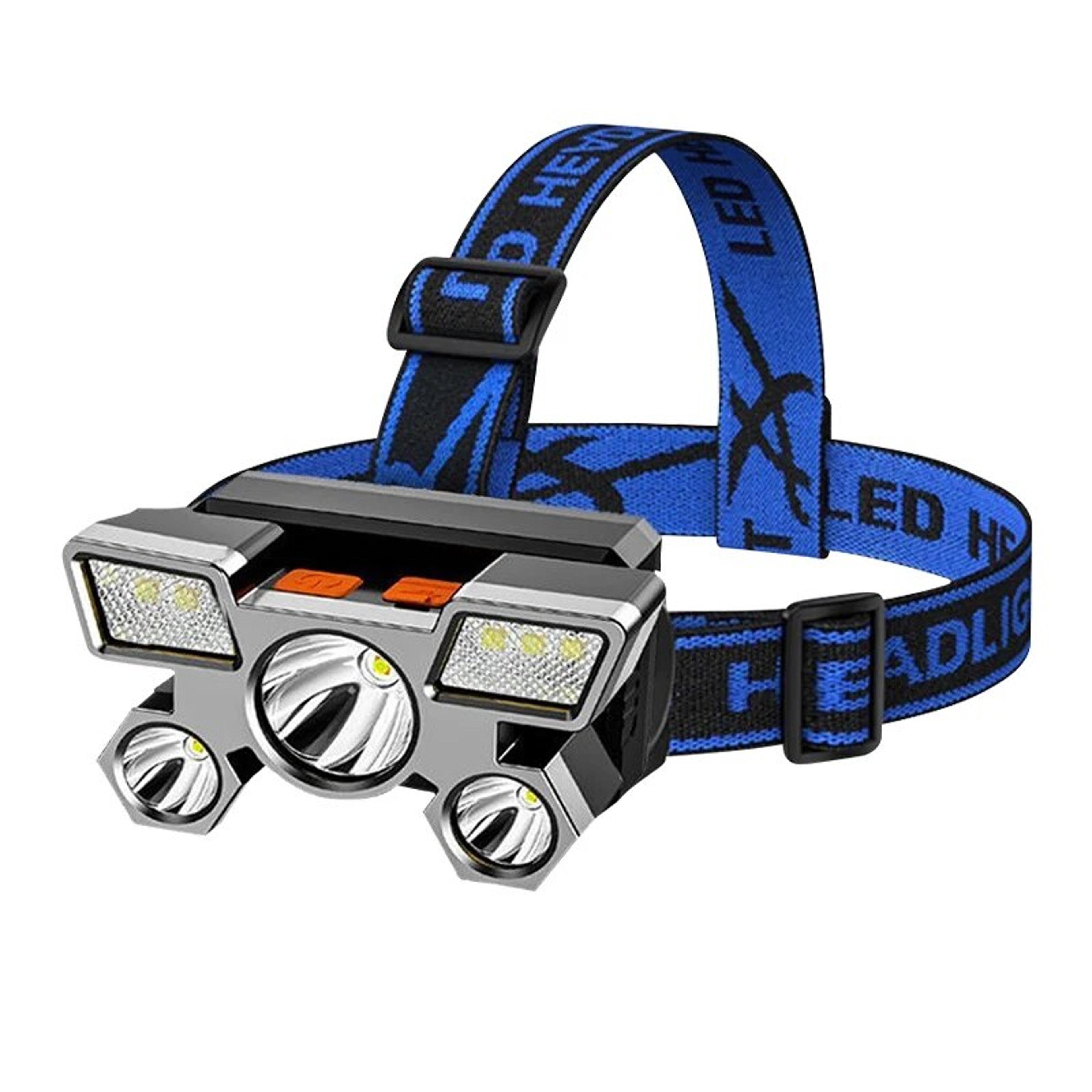 rechargeable led headlamp for fishing, camping, and hiking powerful, waterproof headlight torch