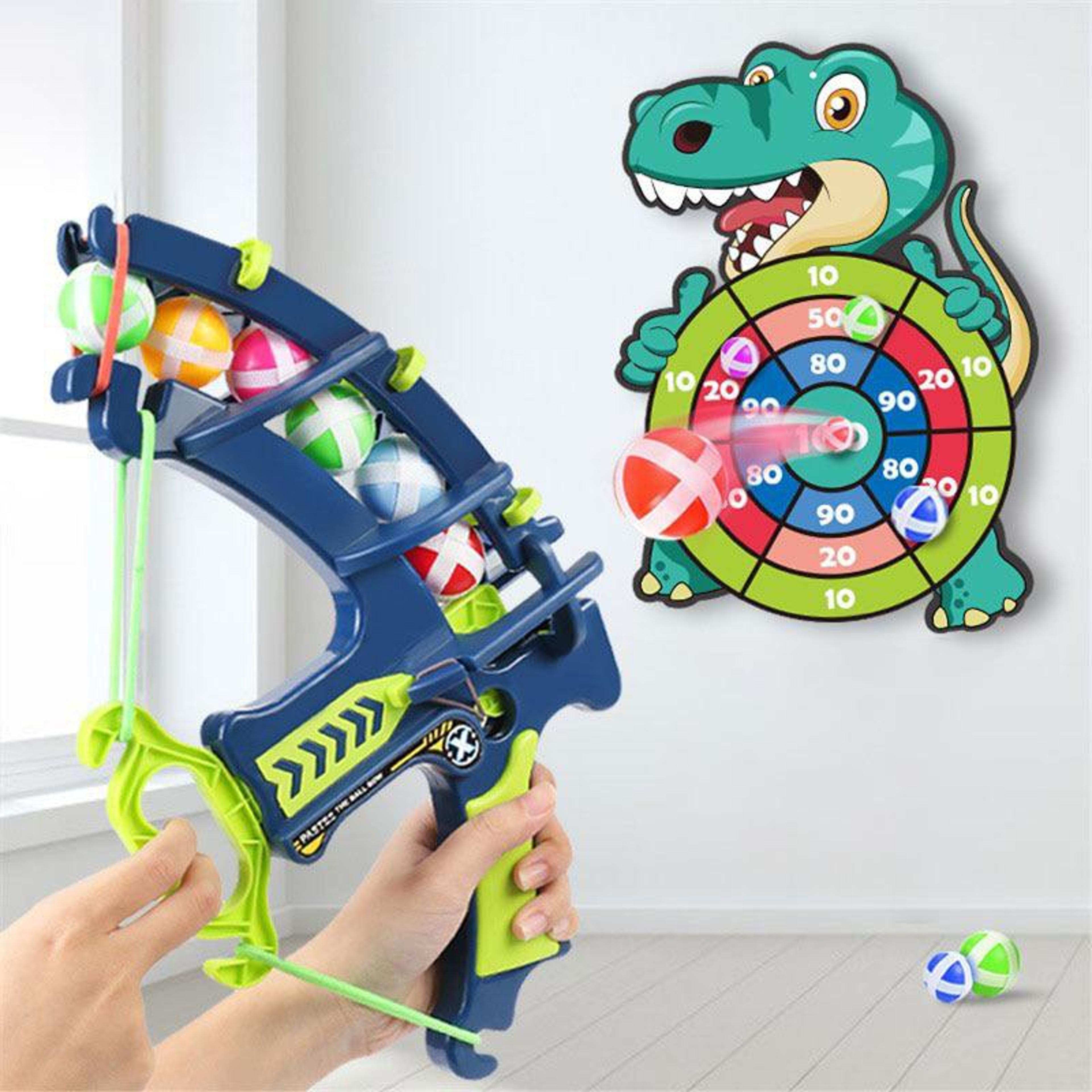 montessori slingshot kids dartboard game outdoor educational toy