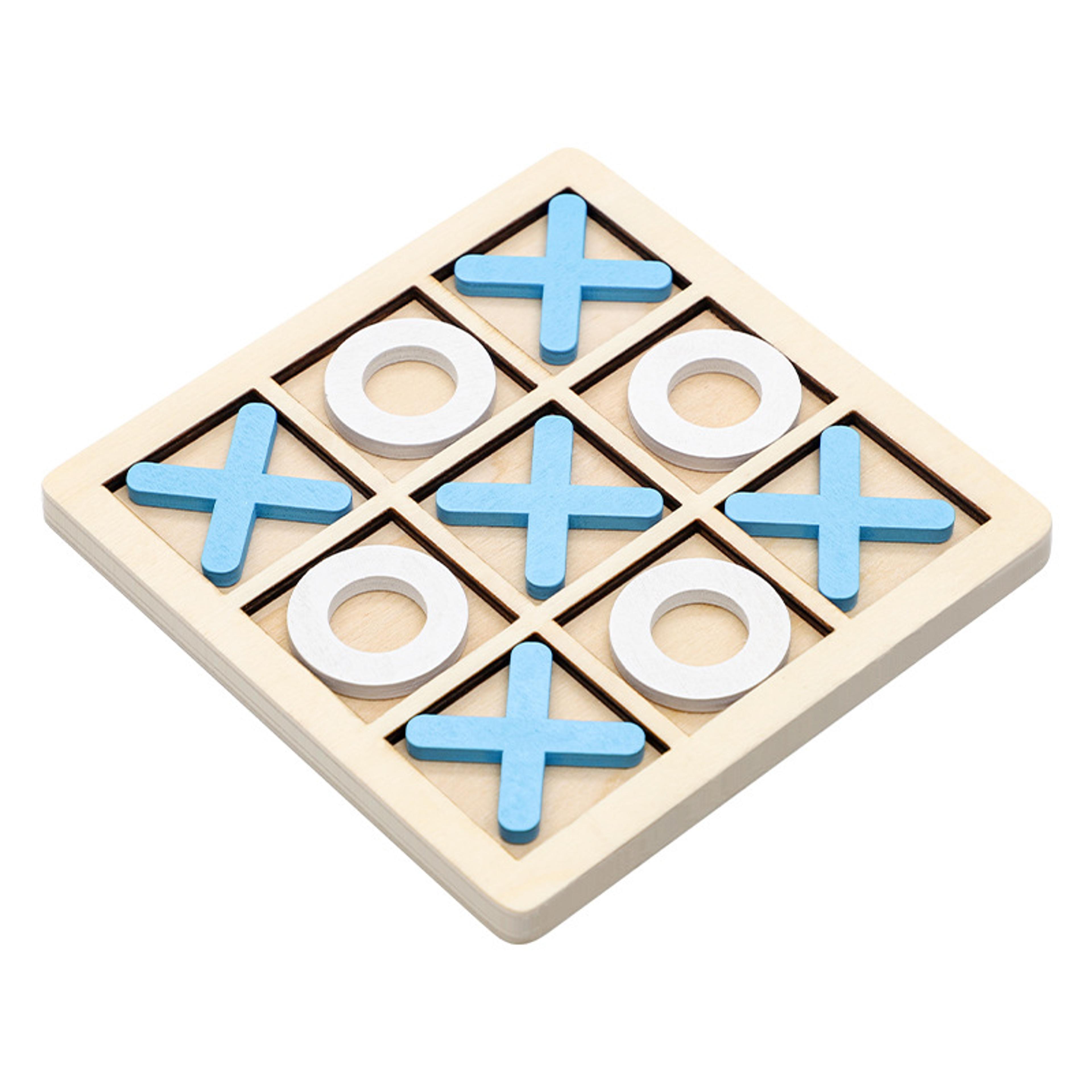Solid Wooden Tic Tac Toe Game Family Fun  Outdoor Entertainment 2