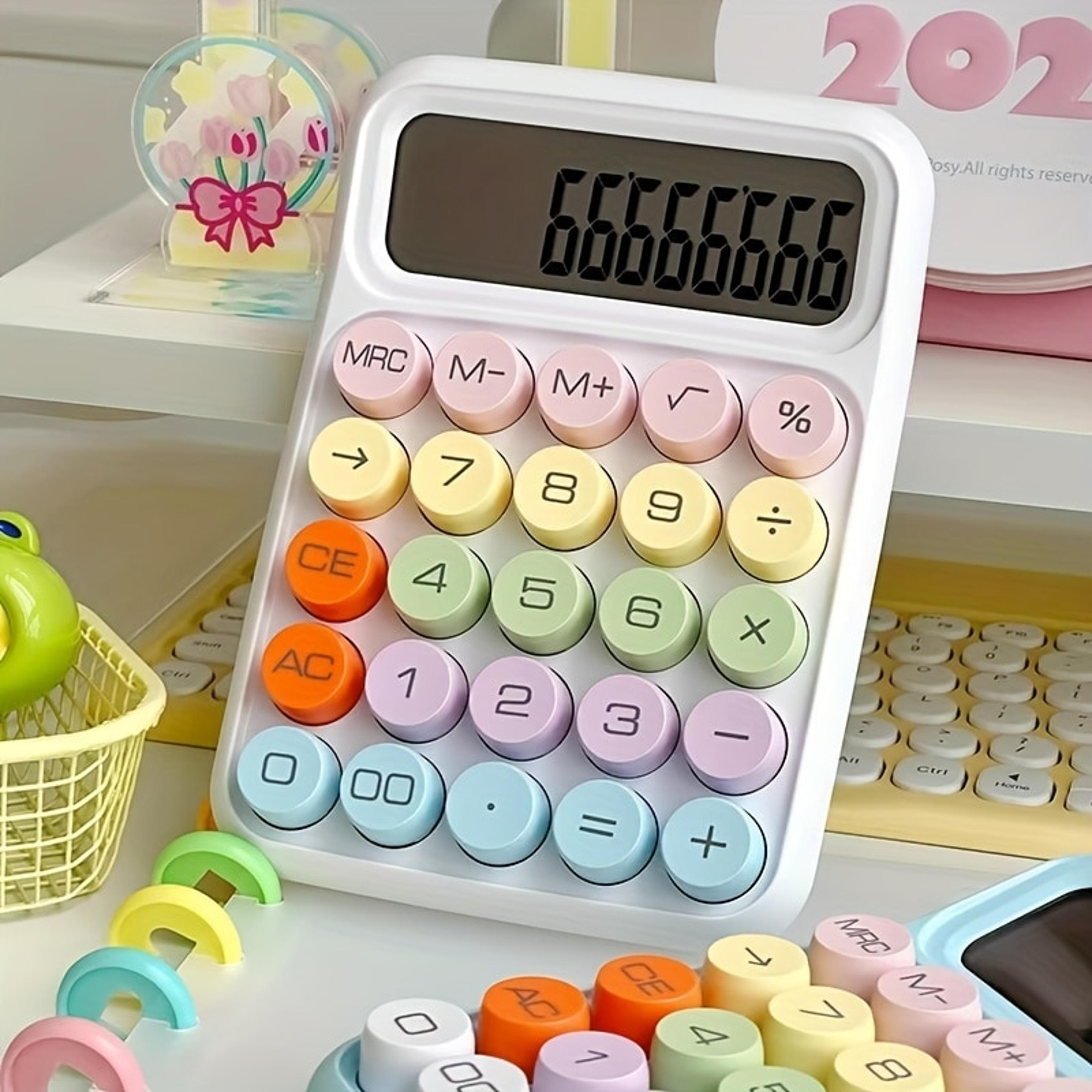 Colorful Mechanical Keyboard Calculator Digit Desktop Stationery 2
