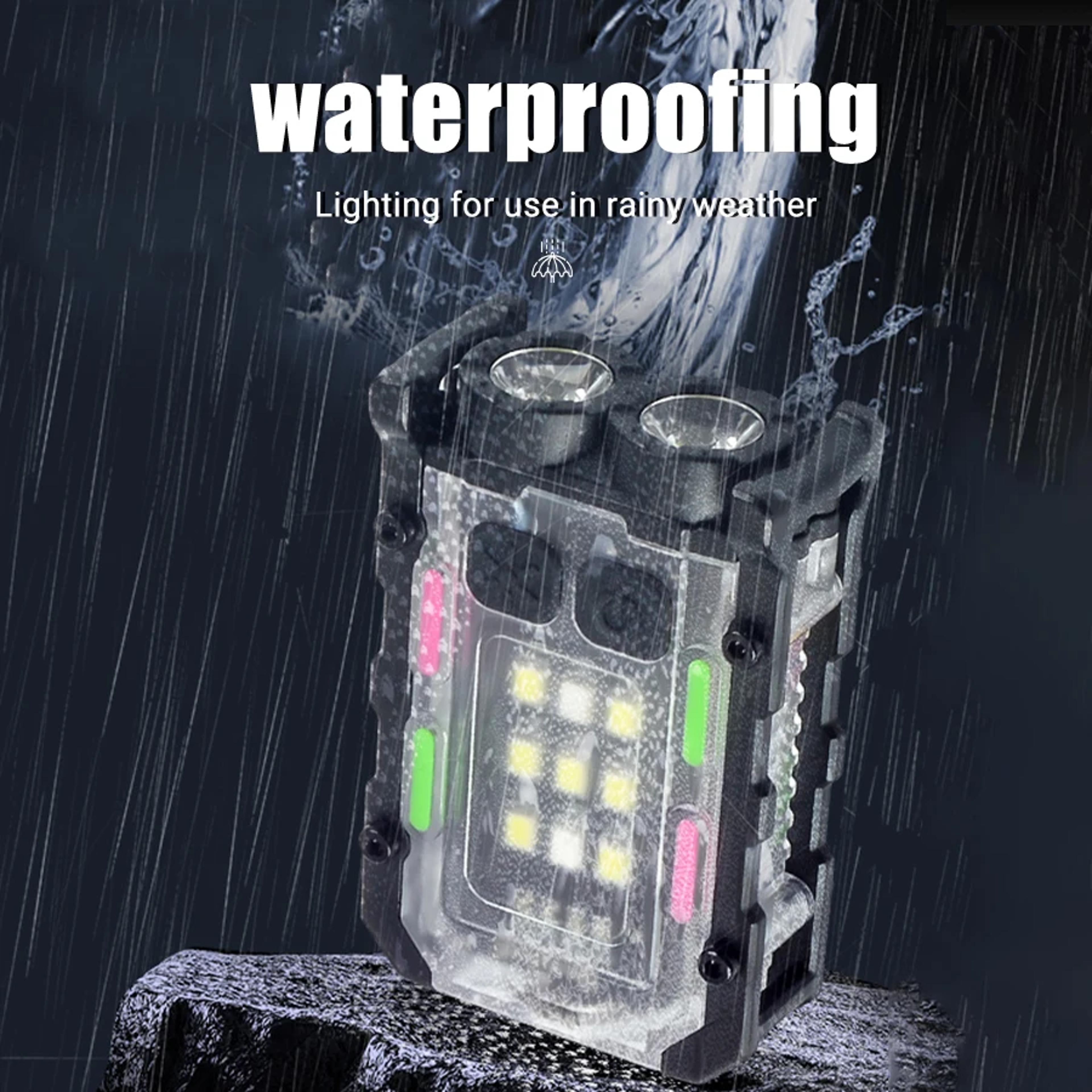 Mini USB Rechargeable Tactical LED Flashlight  Portable Outdoor Hiking Lantern For Emergency And Ca 2
