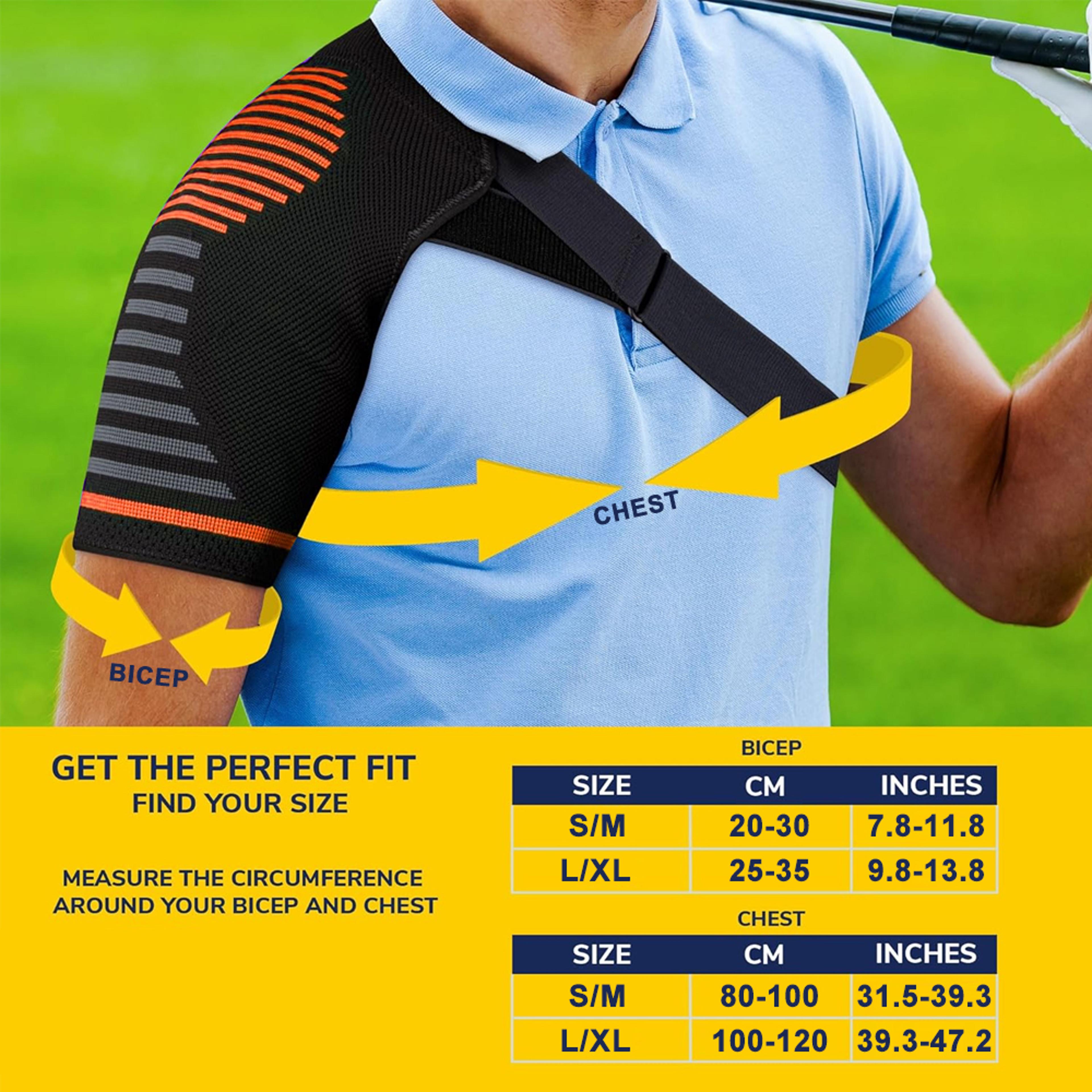Compression Shoulder Brace For Men  Women Relieve Torn Rotator Cuff Dislocation And Shoulder Injuri 2