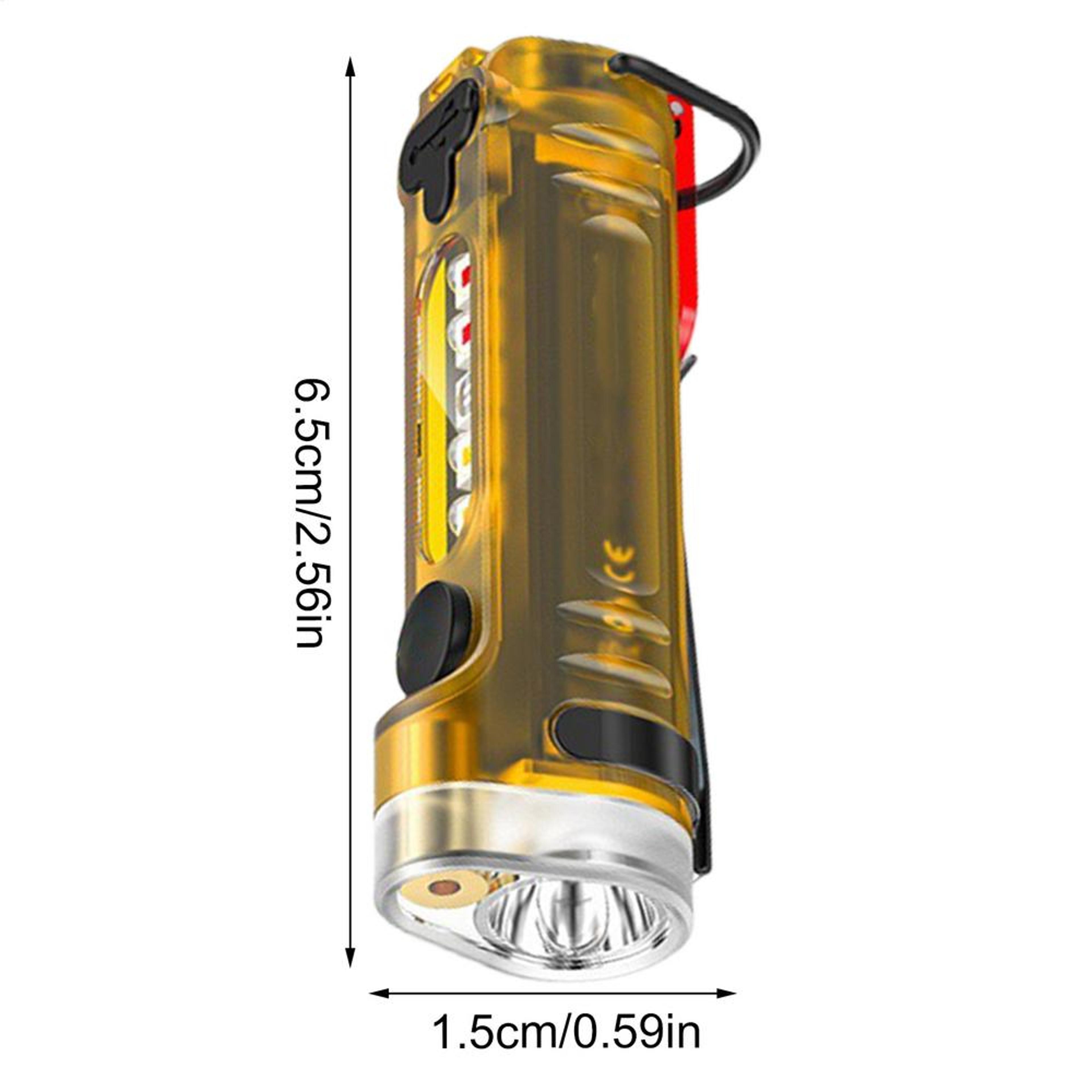 Bright Rechargeable Keychain Flashlight For Walking Camping And Night Work Compact Portable And Ult 6