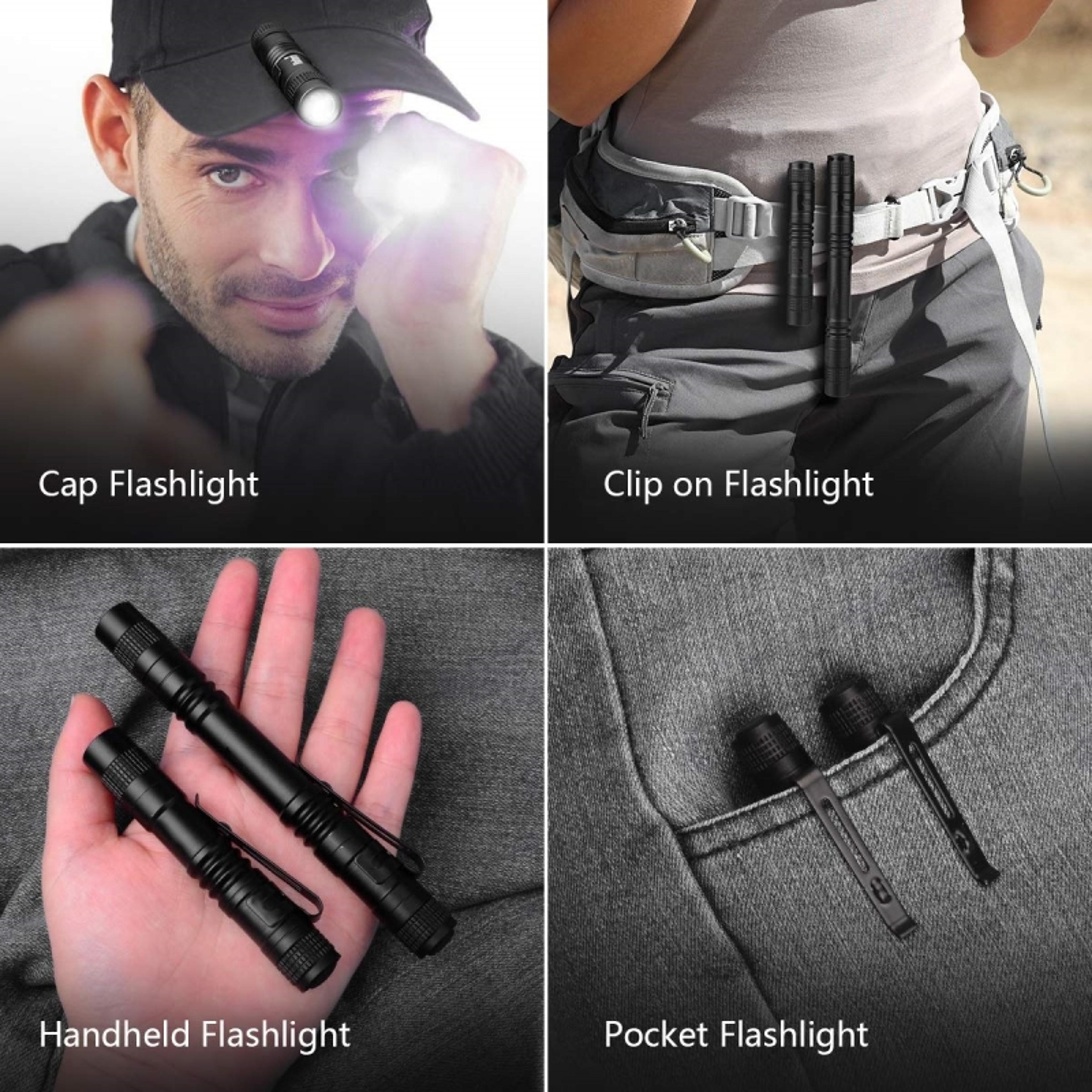 Mini Portable LED Pen Light Ultra Bright High Lumens Handheld Flashlight For Camping  Outdoor Emerg 5