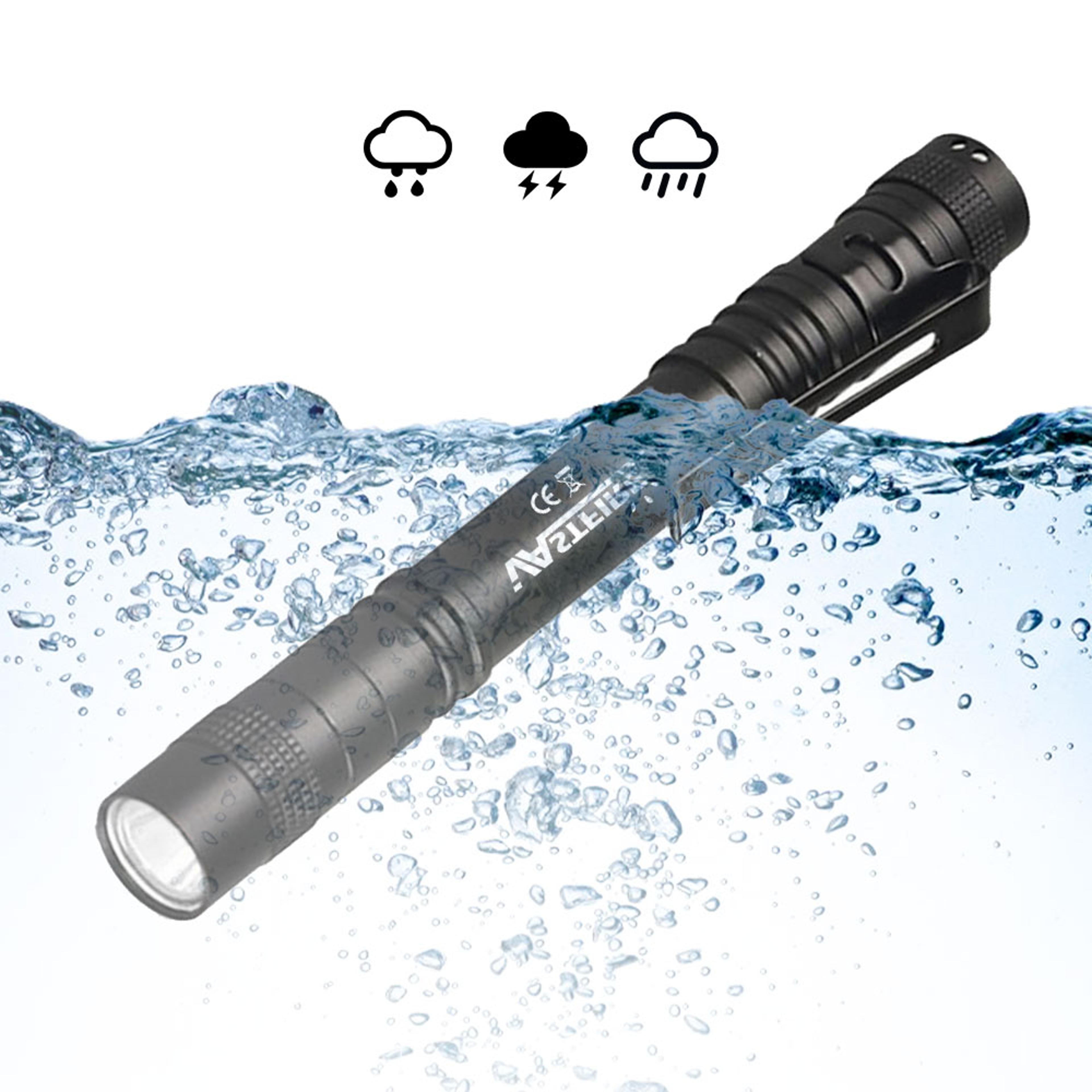 Mini Pen Light Flashlight UV Torch With Clip For Pet Urine Stain  Money Detection 5