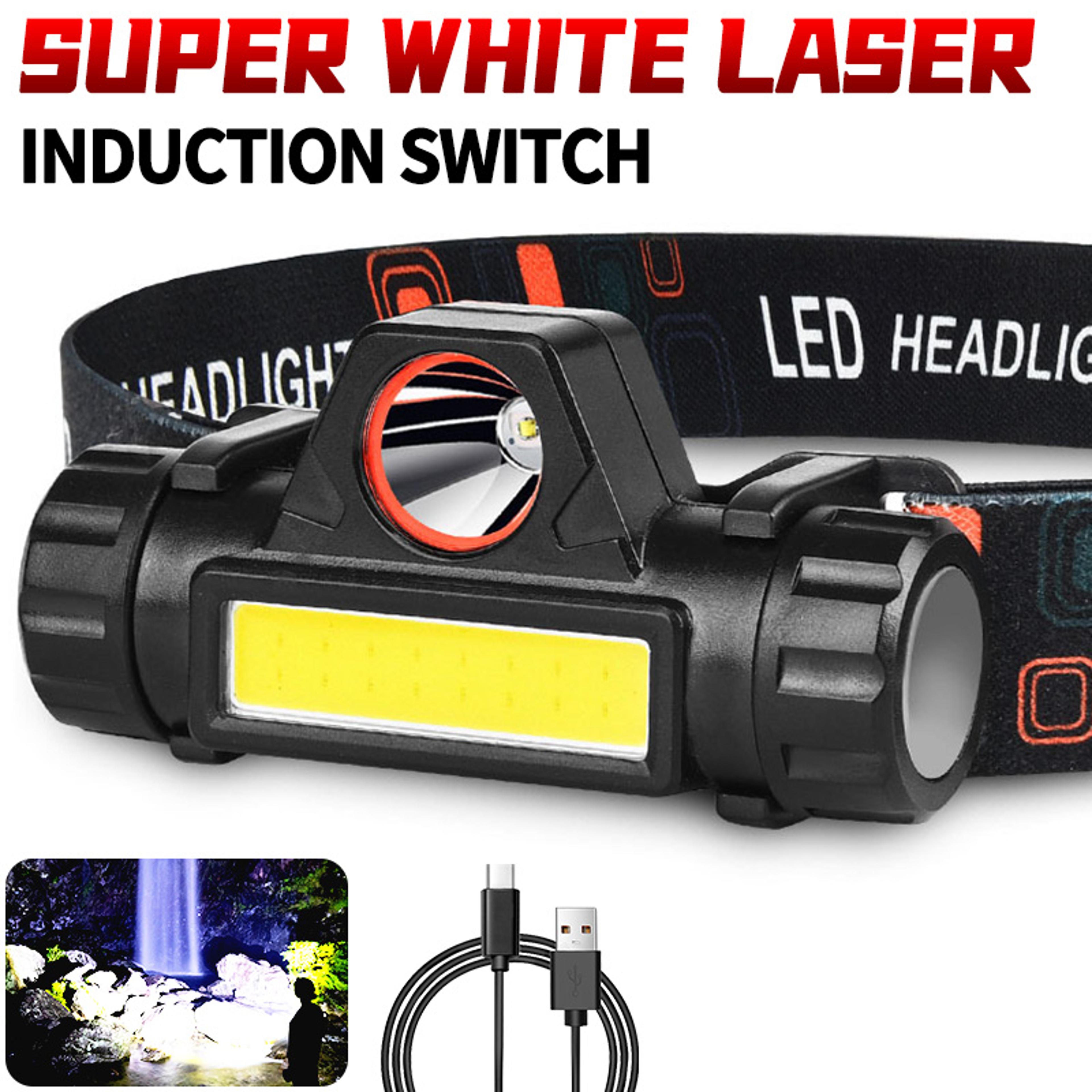 LED Head Mounted Magnetic Flashlight For Night Fishing  Long Lasting Battery  Strong Light 1