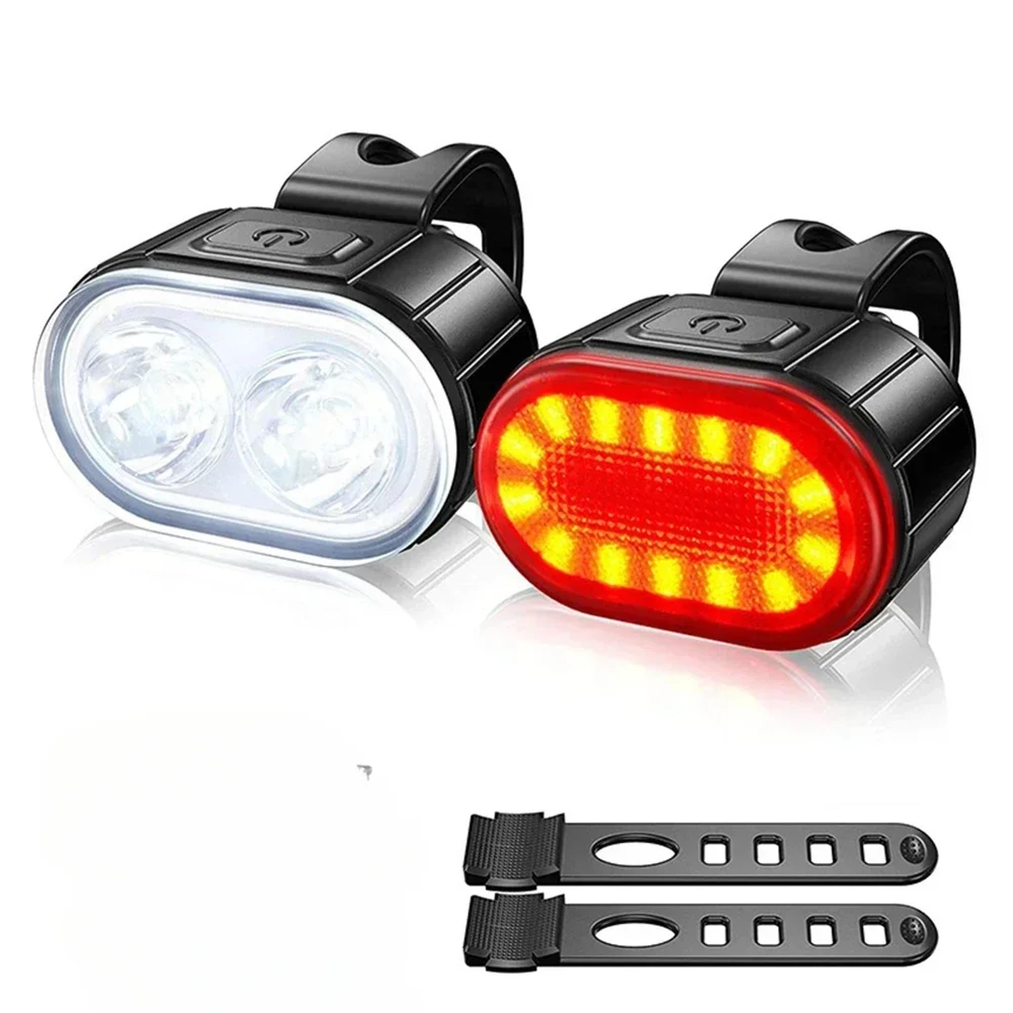 USB C Rechargeable Bicycle Front Light  Smart Sensor Rear Light  Waterproof Bright Safety Cycling L 7