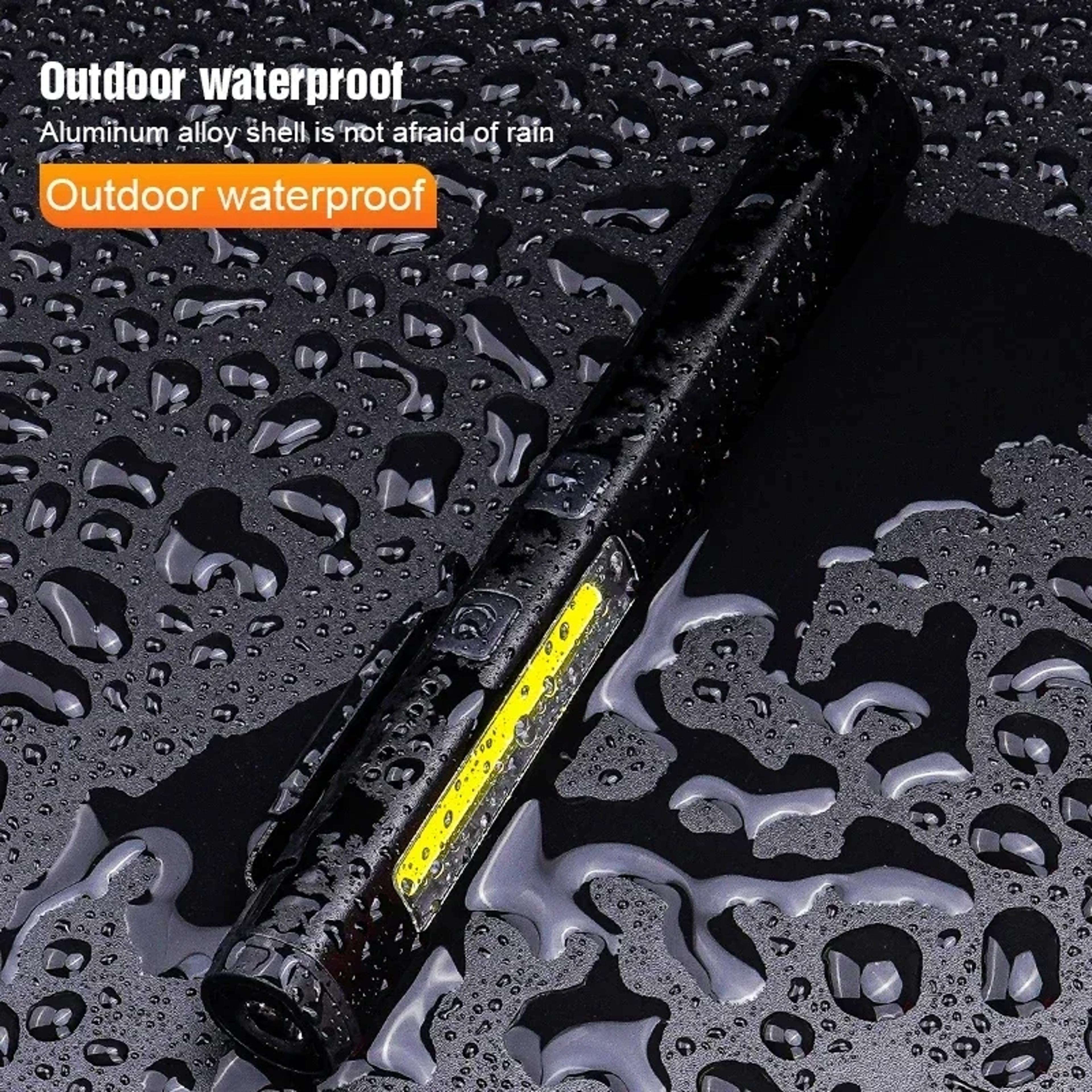 Mini USB Rechargeable LED Flashlight Waterproof Portable Pen Clip Lantern With Magnet For Work  Eme 4