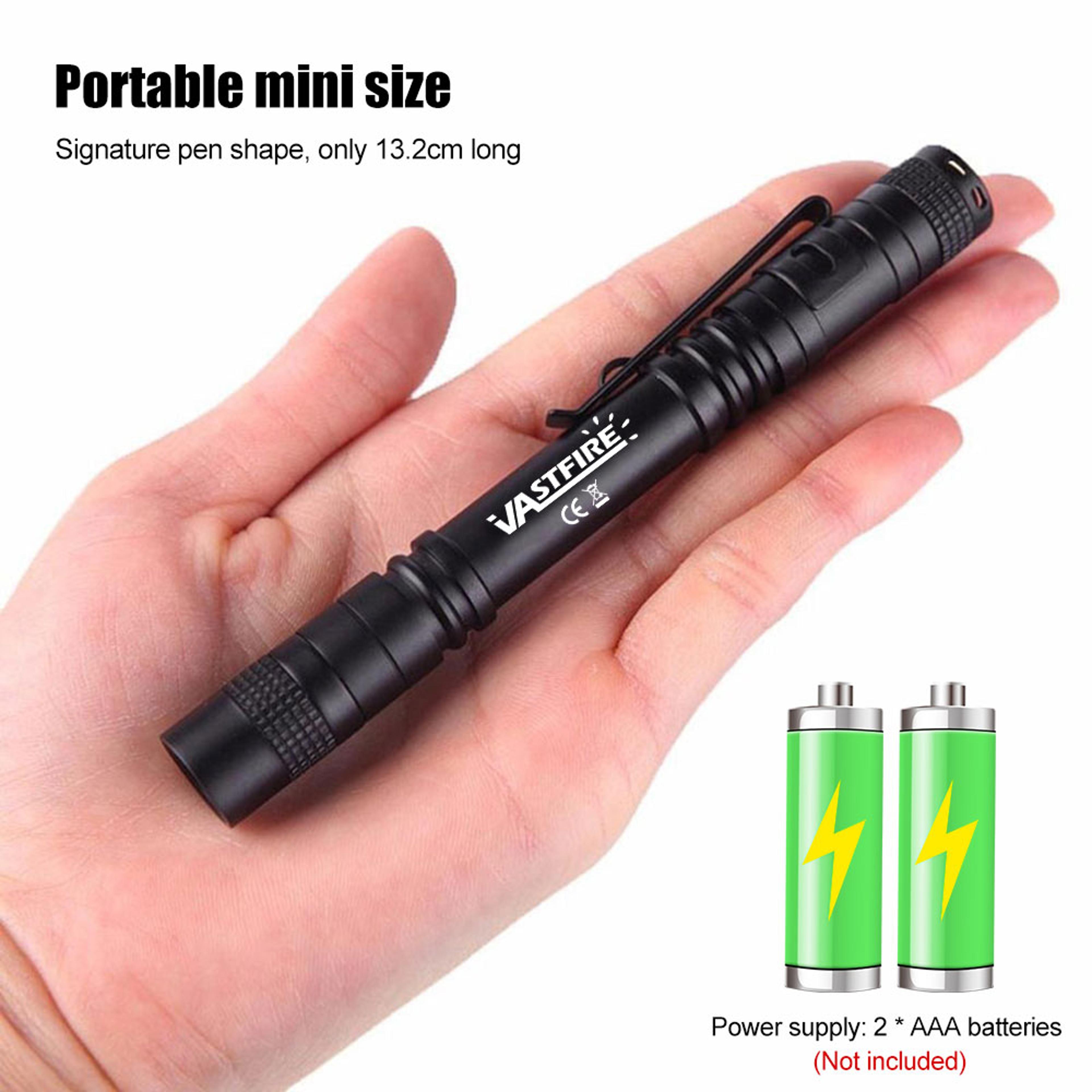 Mini Pen Light Flashlight RedWhiteTorch With Clip For Pet Stain Detection Money  Ore Finder 4