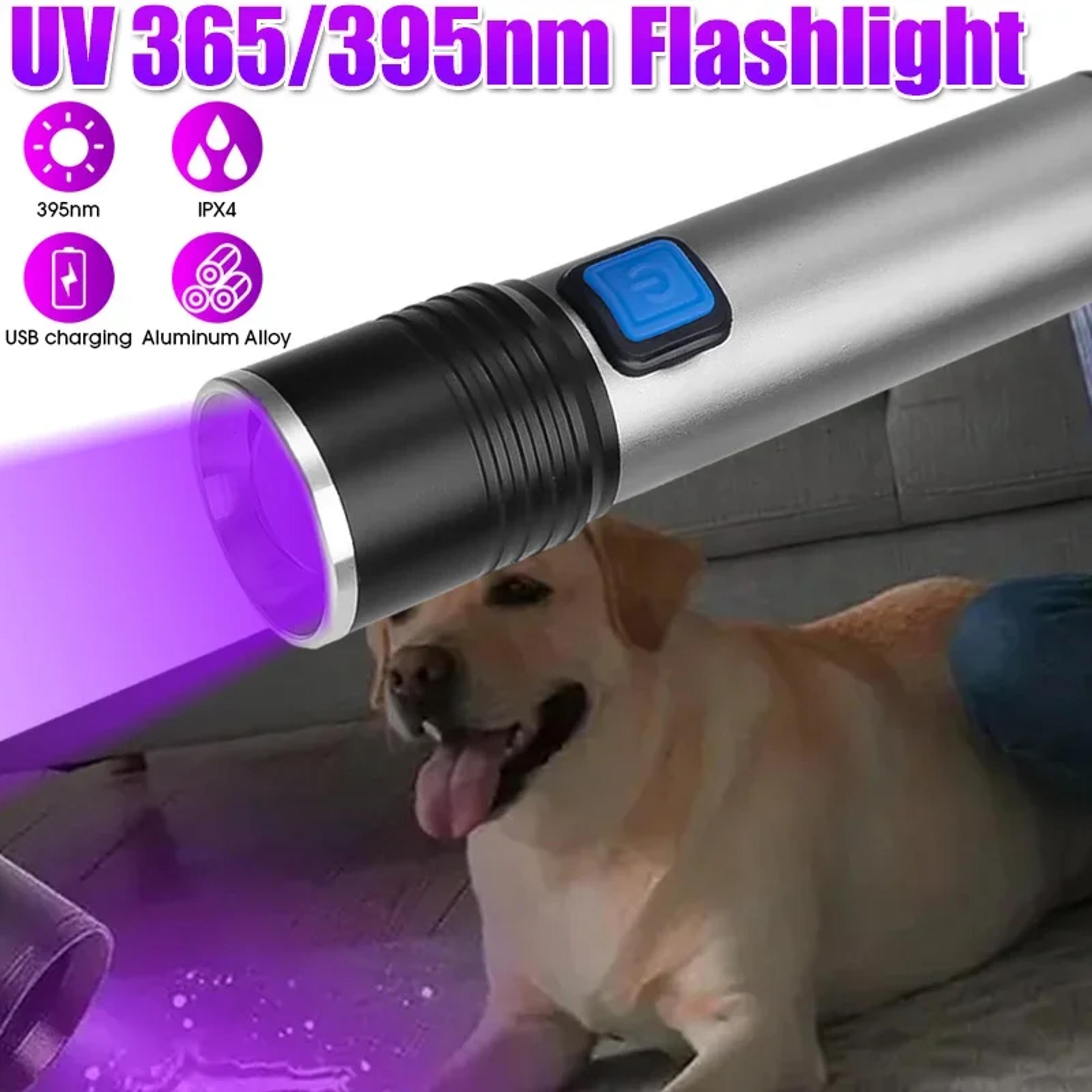 UV Flashlight LED Mini Handheld Ultraviolet Torch For Pet Stains  Anti Counterfeiting Detection 0