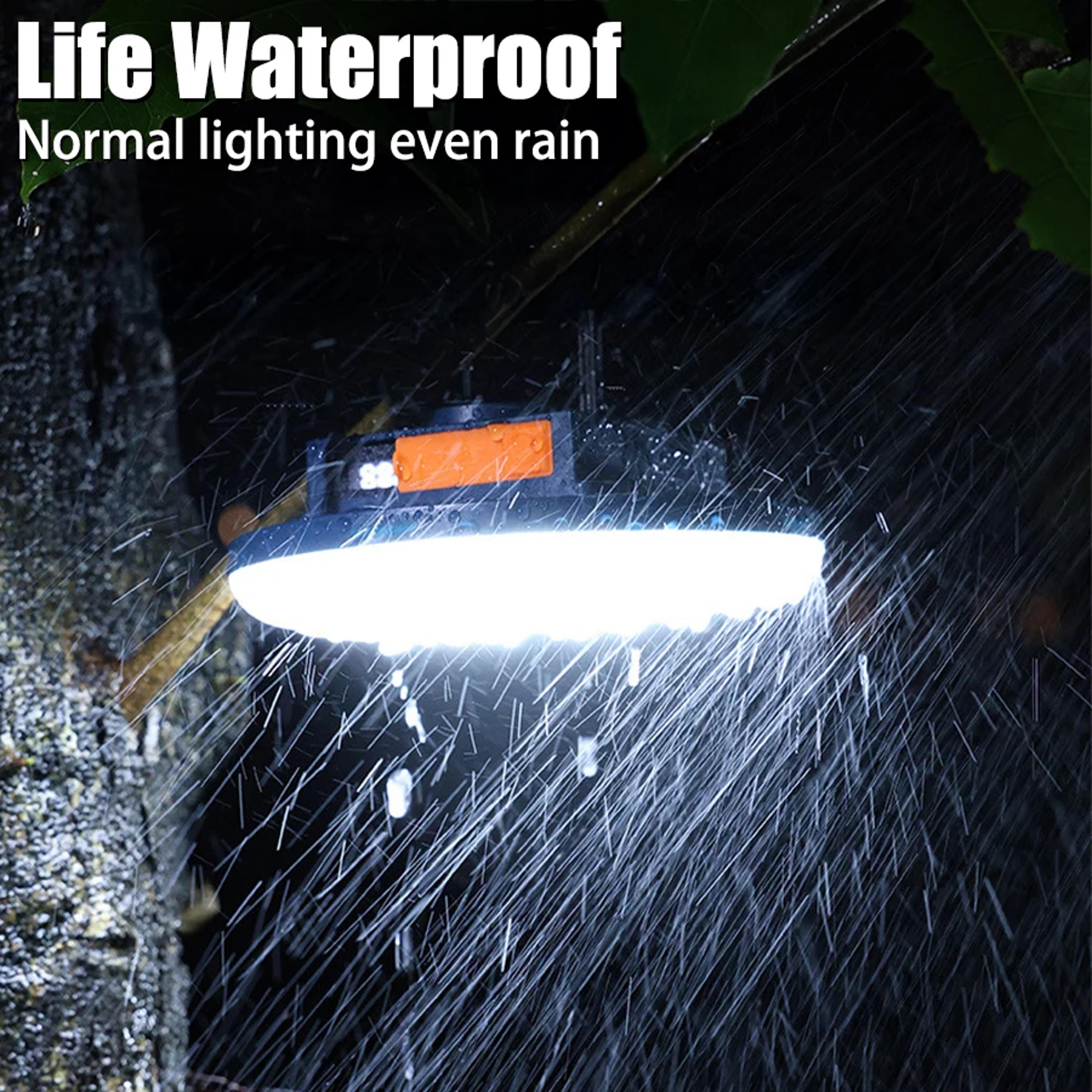 Rechargeable LED Camping Lantern With Magnet COB Strong Floodlight Portable Flashlight Tent Lamp 4