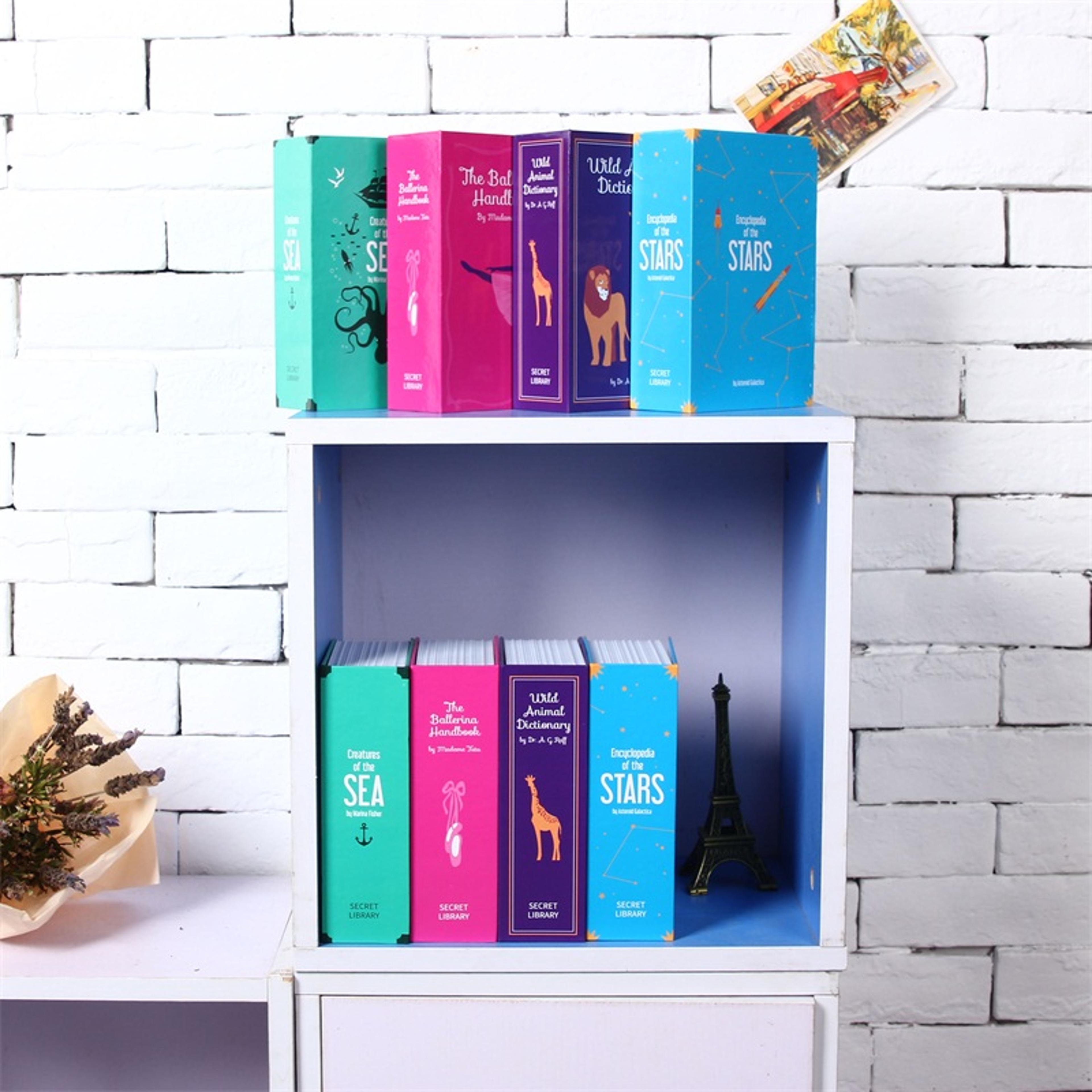 Size S Password Hidden Book Safe Diversion Safe With Combination Lock For Home Office Car  Travel 5