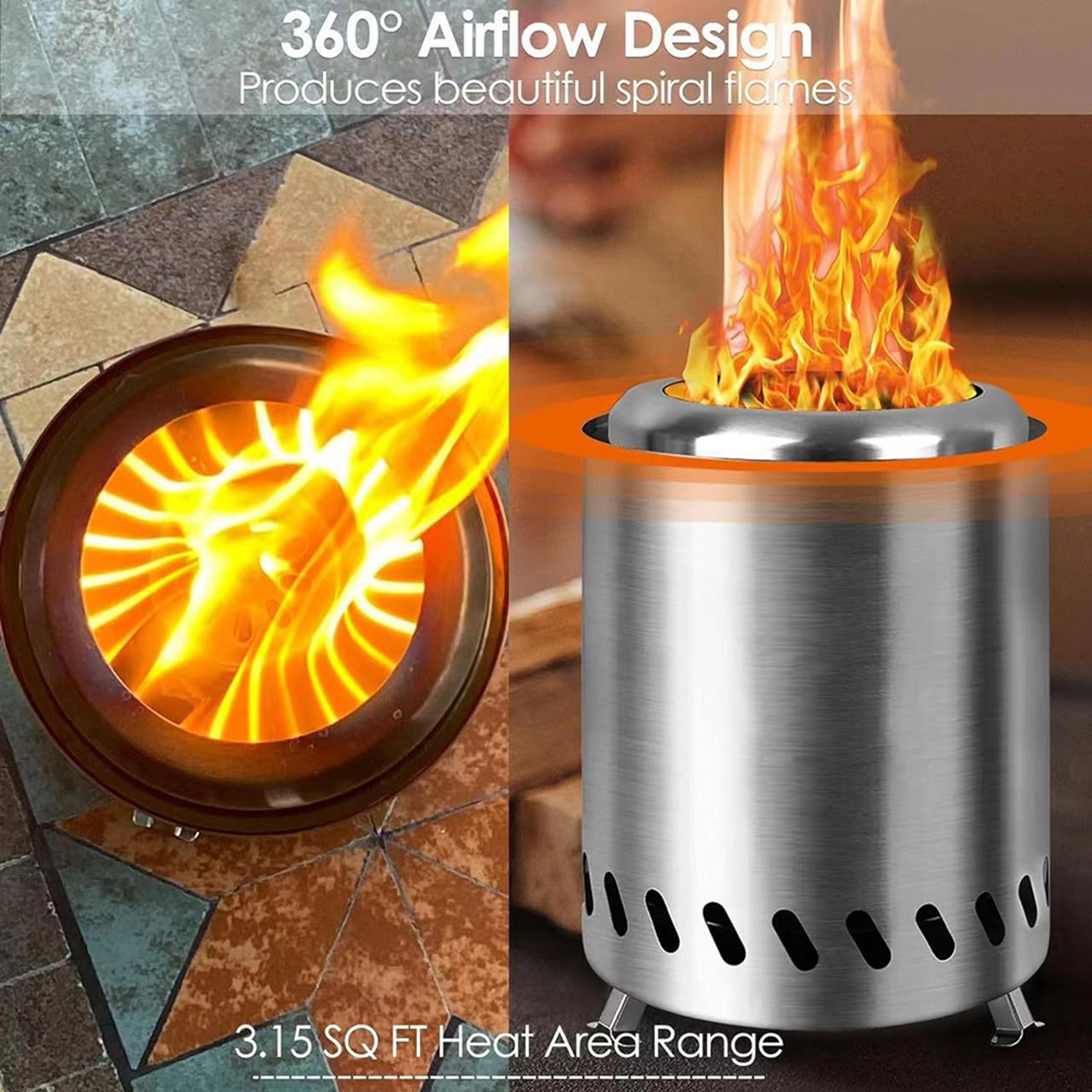 Smokeless Tabletop Fire Pit Portable Mini Fire Pit For Indoor Outdoor Ambience 2