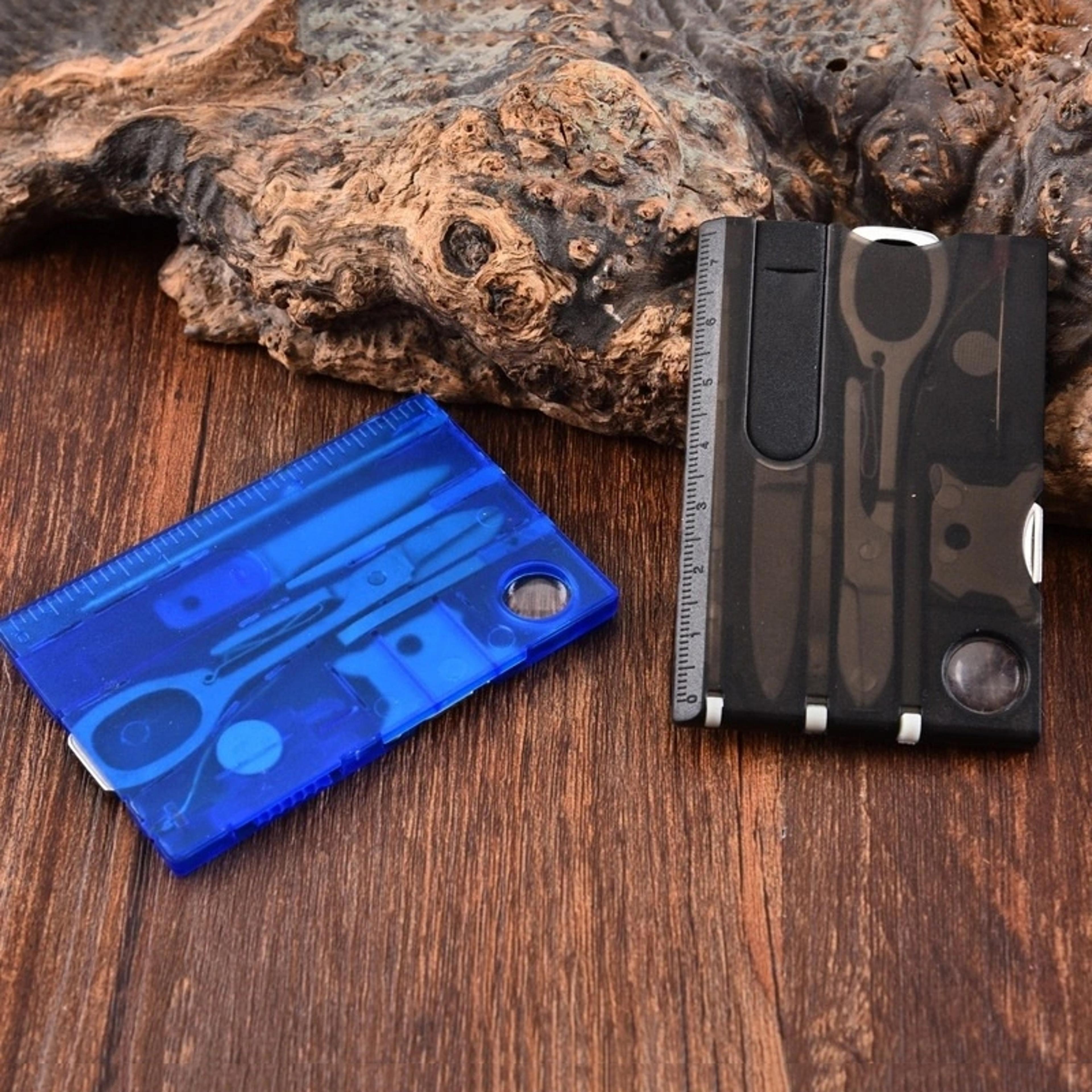 credit card multitool edc survival card portable camping tool with swiss knife functions