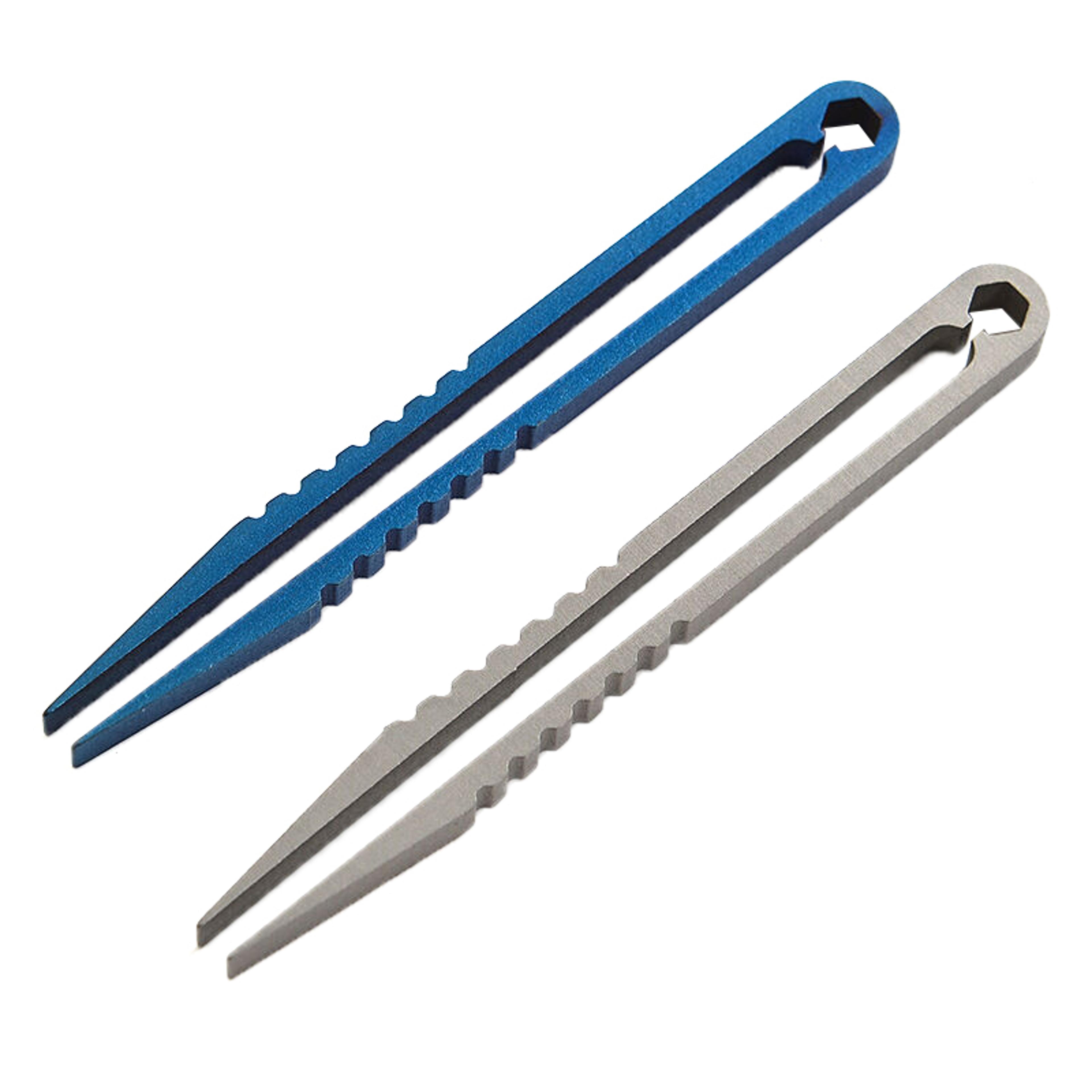 titanium tweezers edc tool precision grip outdoor camping gear