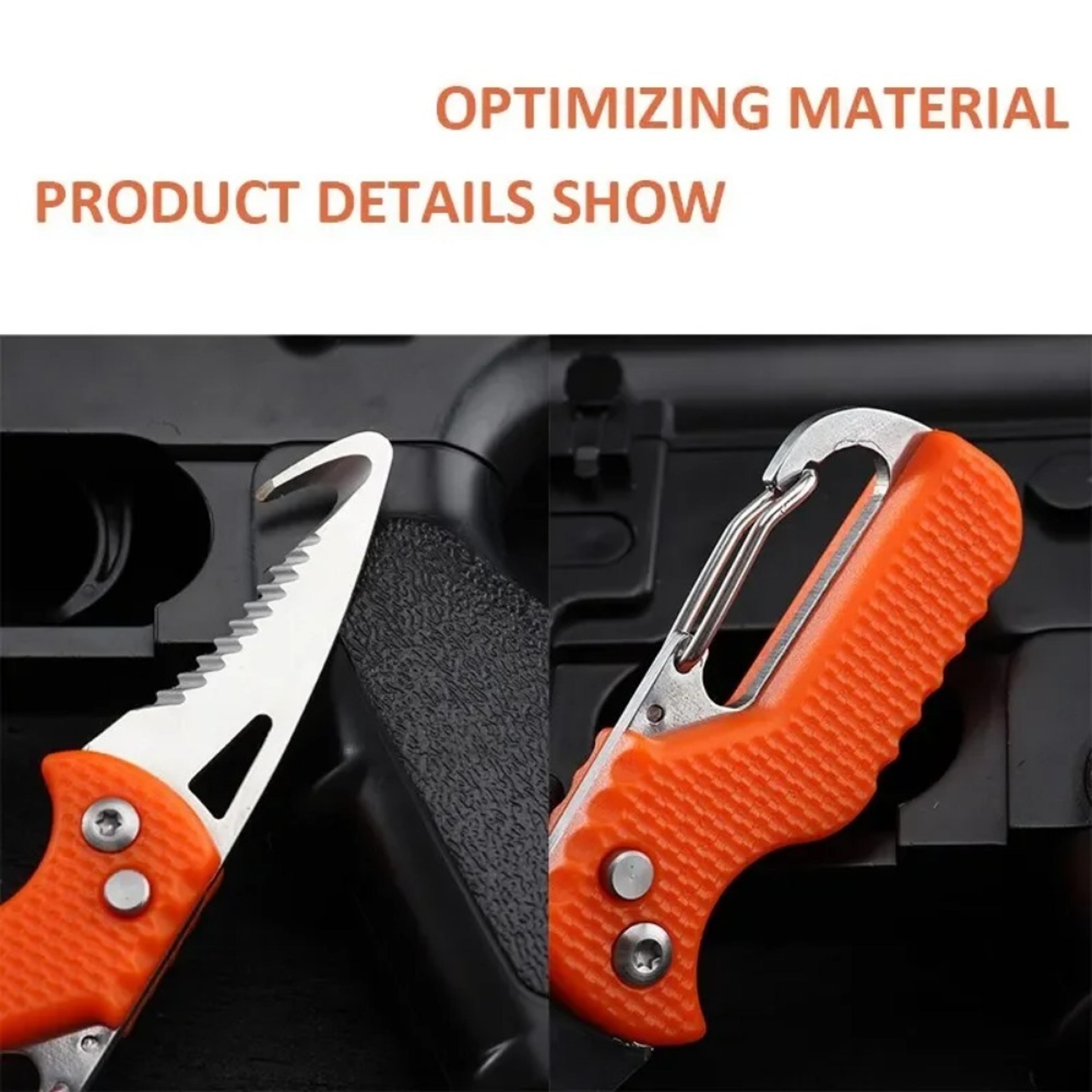 Compact Portable Folding Knife Keychain Utility Cutter For EDC Camping  Packages 1