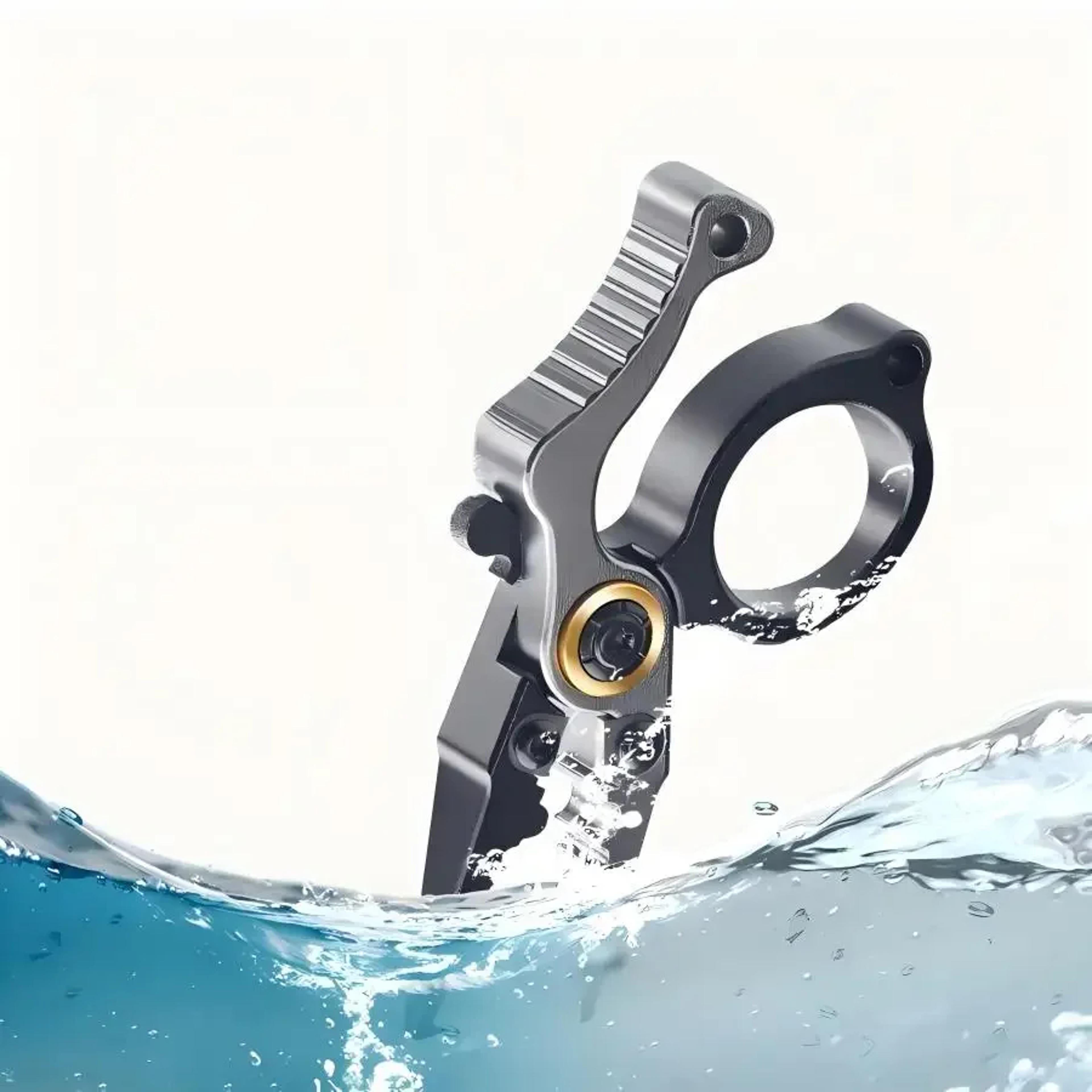 Ultimate Compact Fishing Pliers With Line Cutter  Split Ring Opener Lockable Durable Angler Tool 1