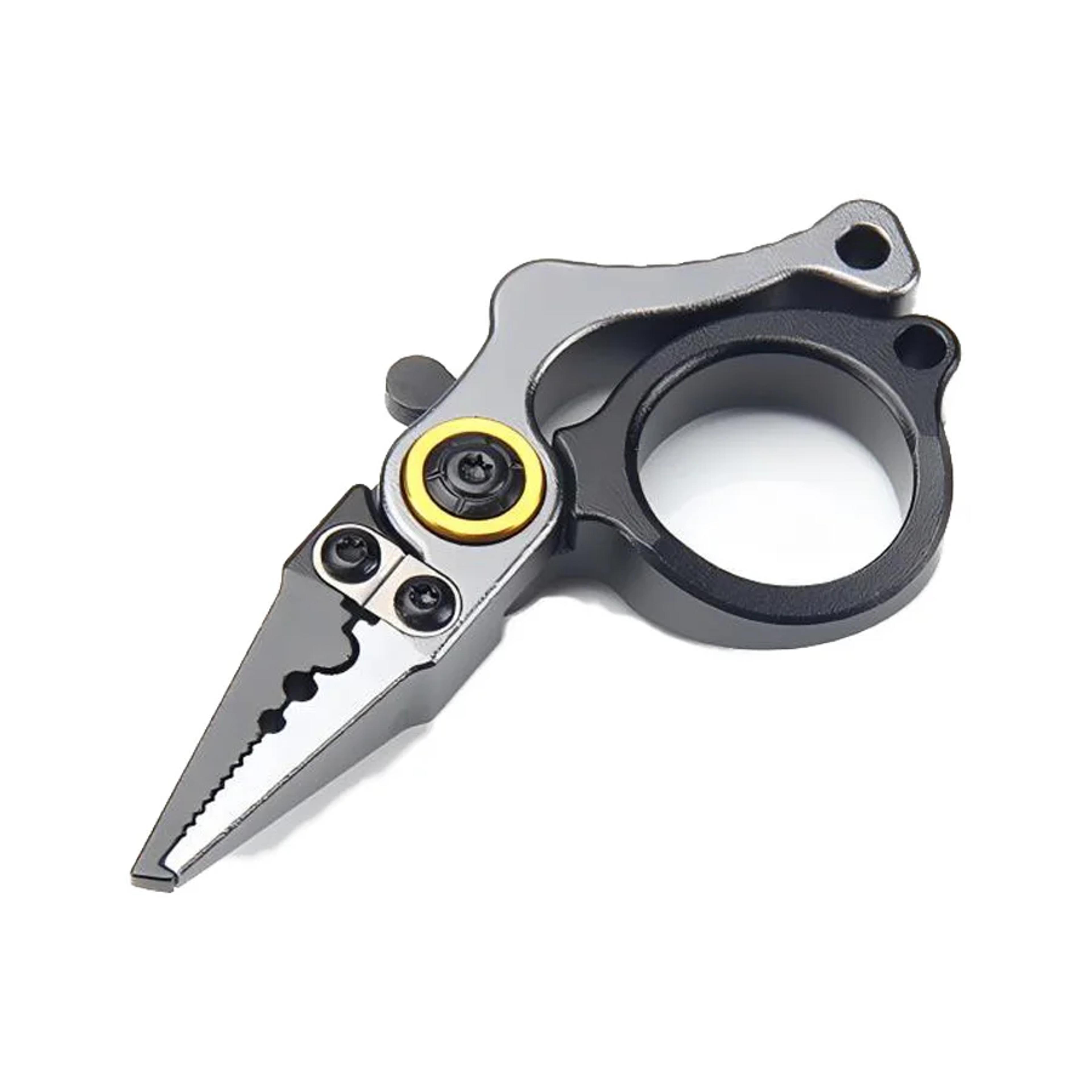 Ultimate Compact Fishing Pliers With Line Cutter  Split Ring Opener Lockable Durable Angler Tool 6