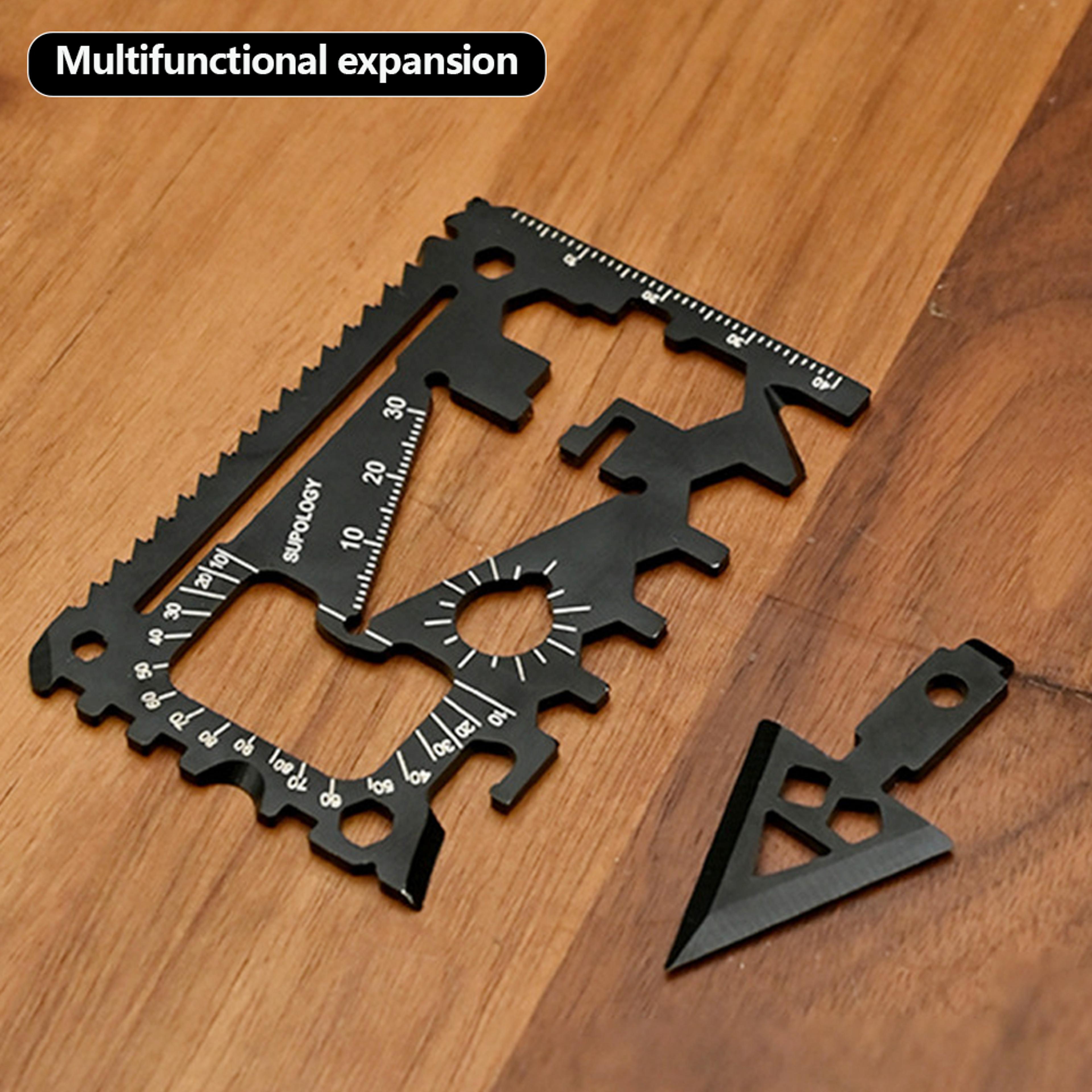 premium credit card multi tool portable outdoor survival tool & bottle opener multifunction pocket gear