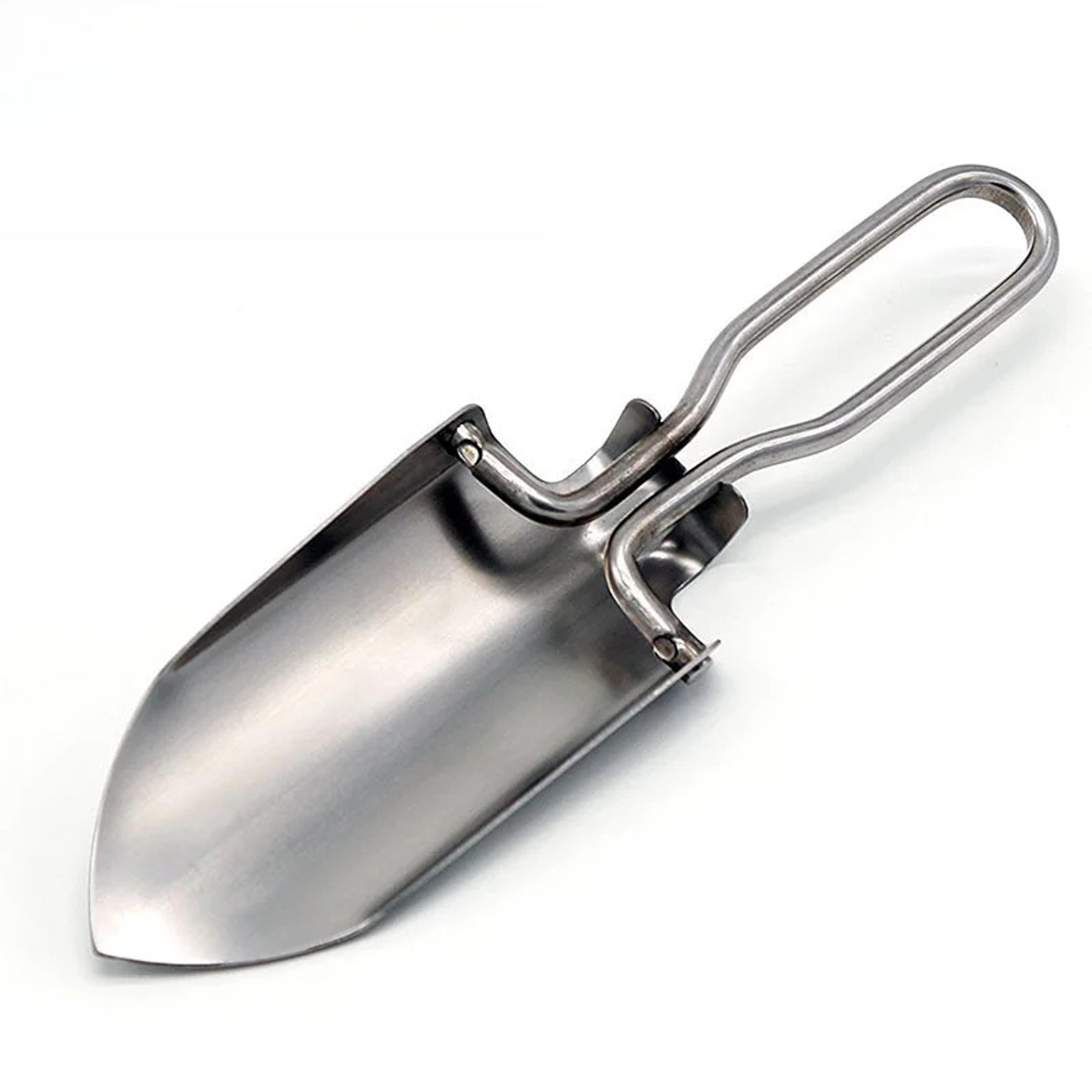 compact folding gardening shovel multifunctional portable garden spade for planting & transplanting