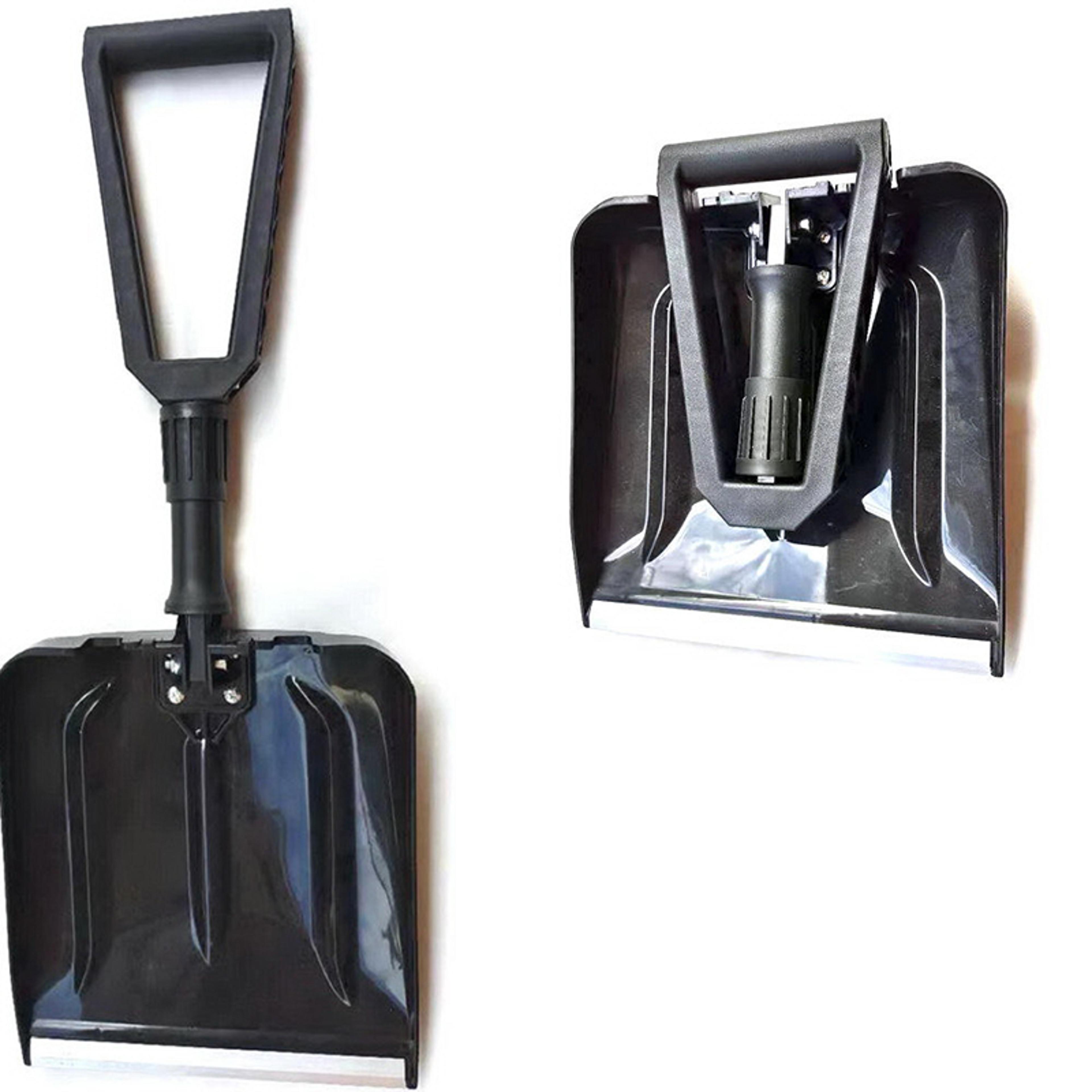 folding snow shovel portable heavy duty snow removal tool