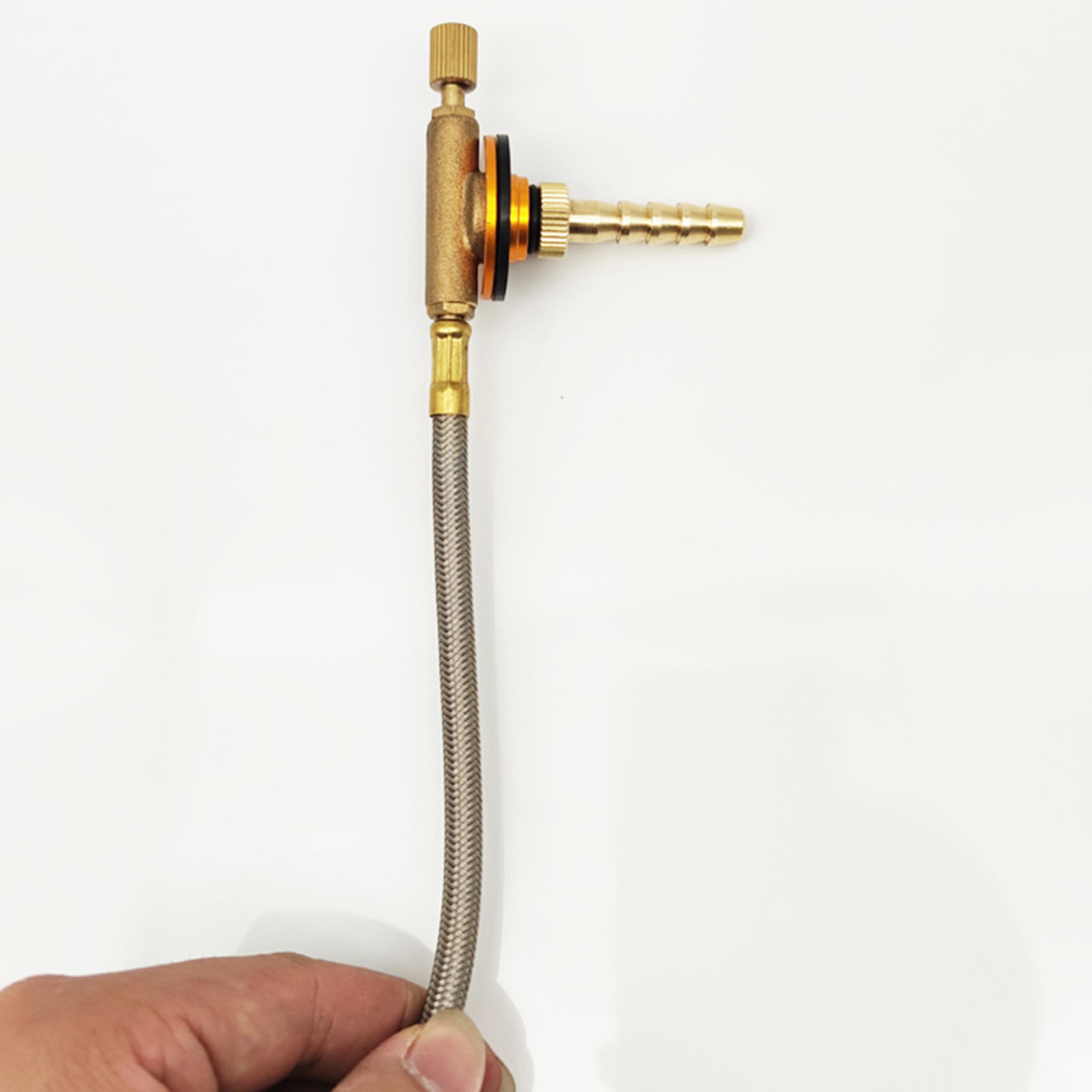 Flat Gas Tank Valve Adapter Multipurpose LPG Valve Adapter  Gas Hose Connector For Cooking Stove 4