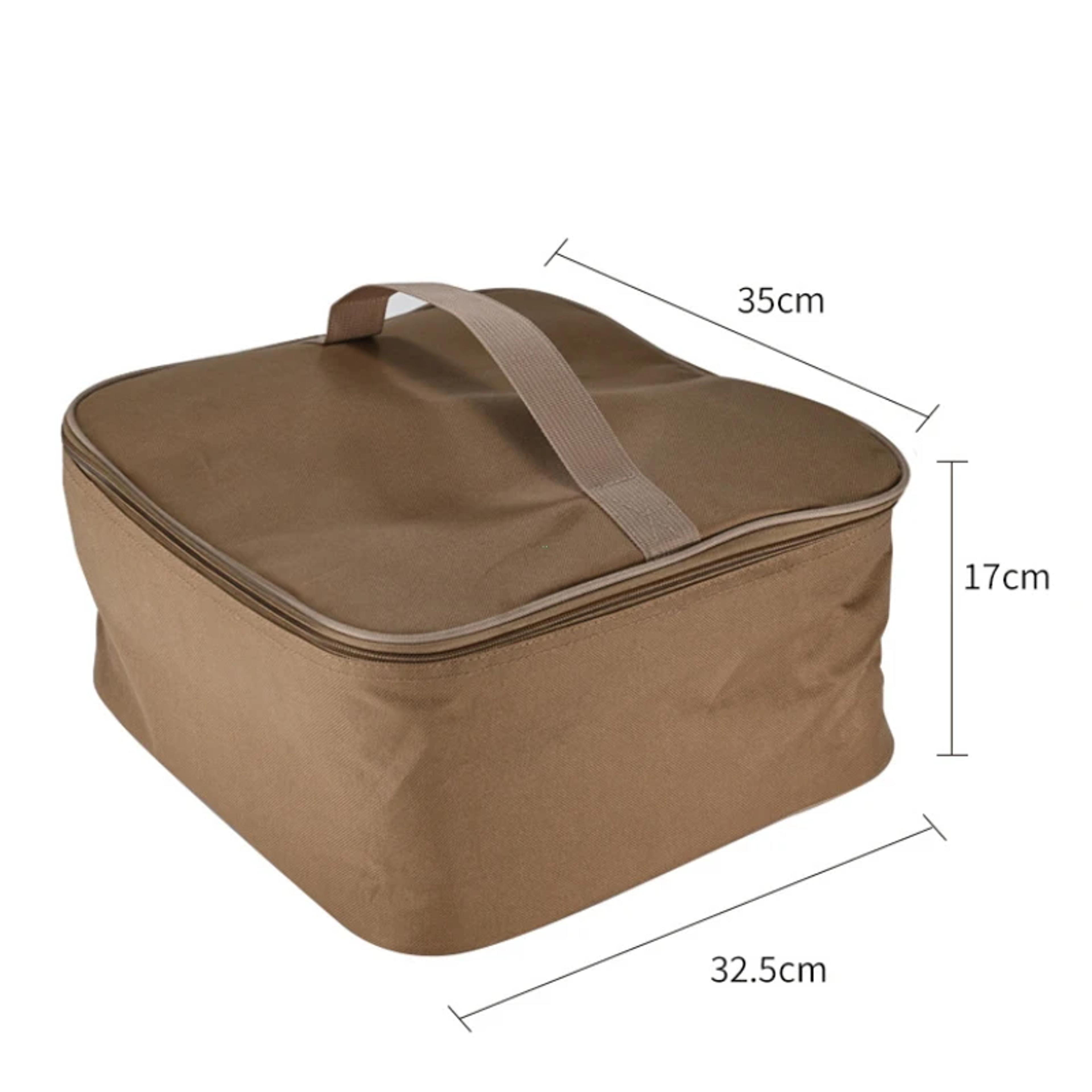 Portable Camping Stove Storage Bag Durable Outdoor Cookware  Gas Tank Organizer Case 1