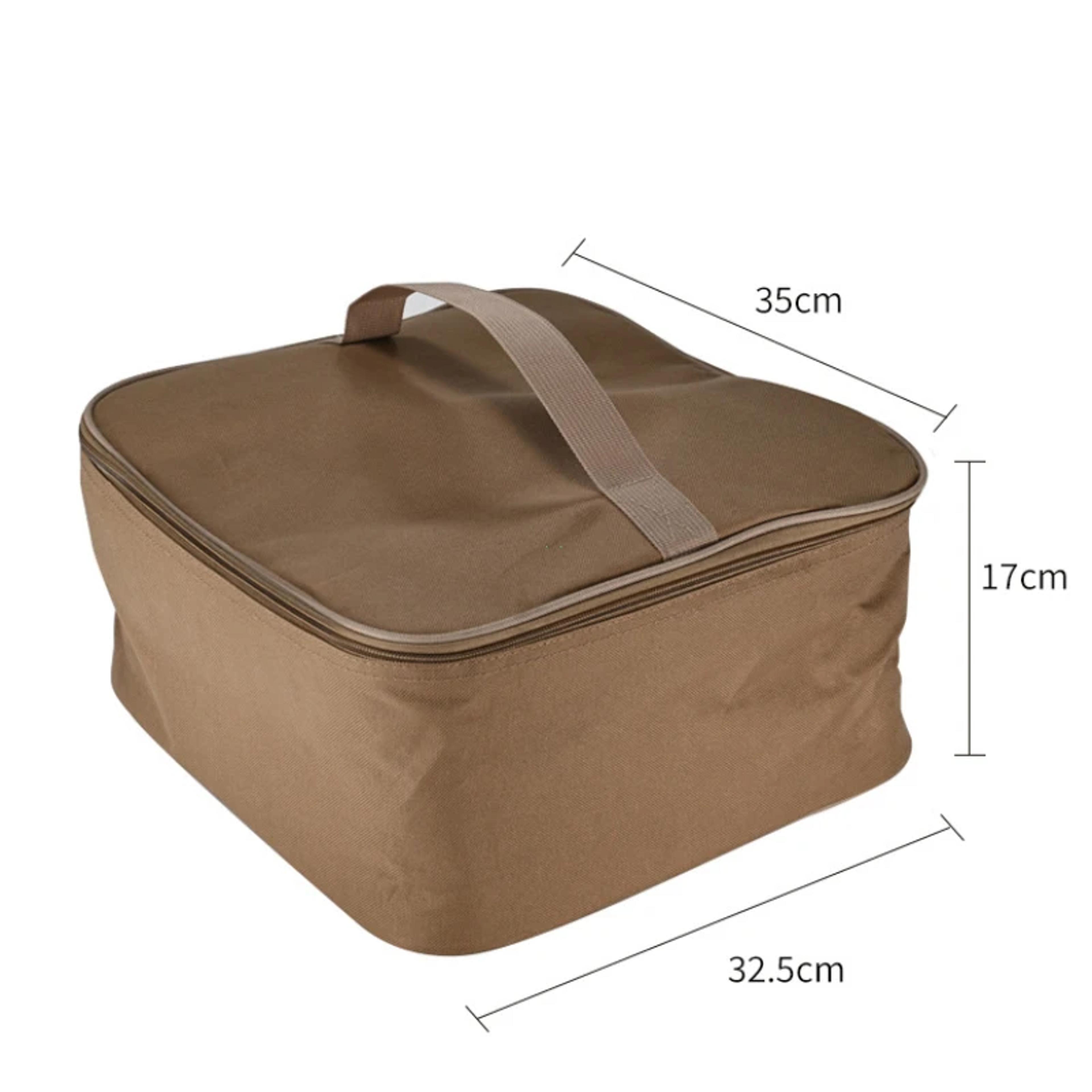 Portable Camping Stove Storage Bag Durable Outdoor Cookware  Gas Tank Organizer Case 4