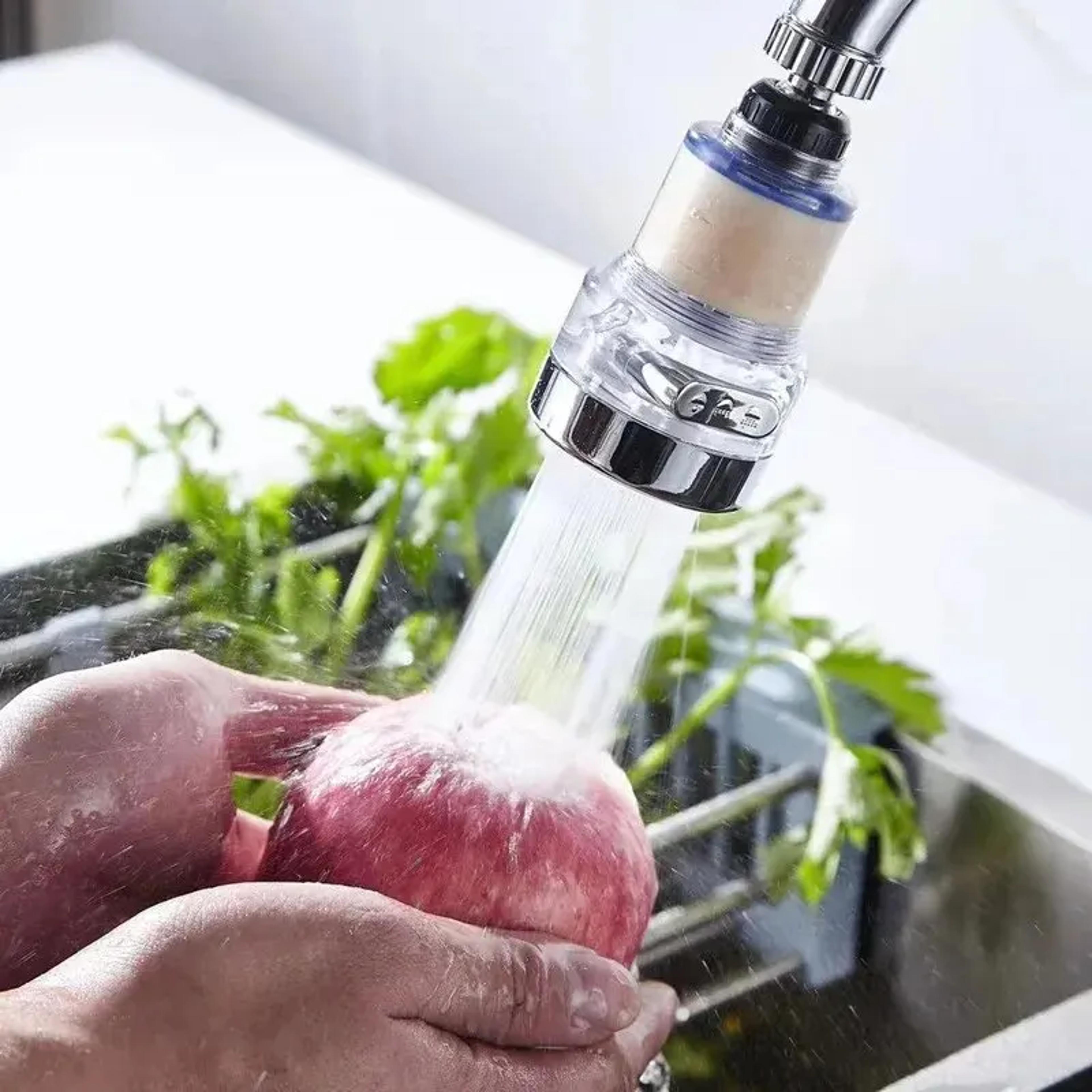 Rotating Faucet Filter High Density Tap Water Filter For Kitchen And Bathroom 2