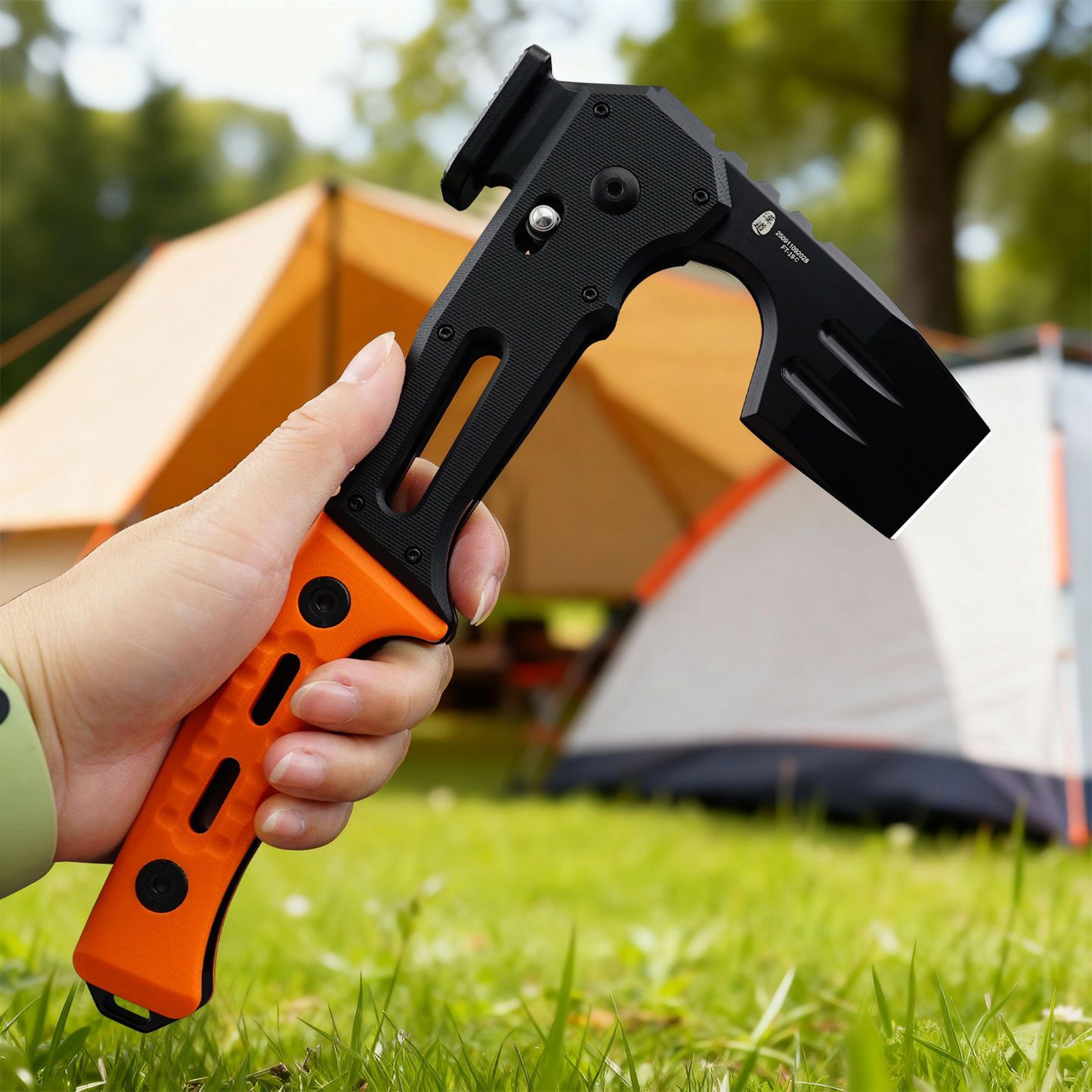 Hx Outdoors Folding Tactical Tomahawk Axe For Camping  Survival 0
