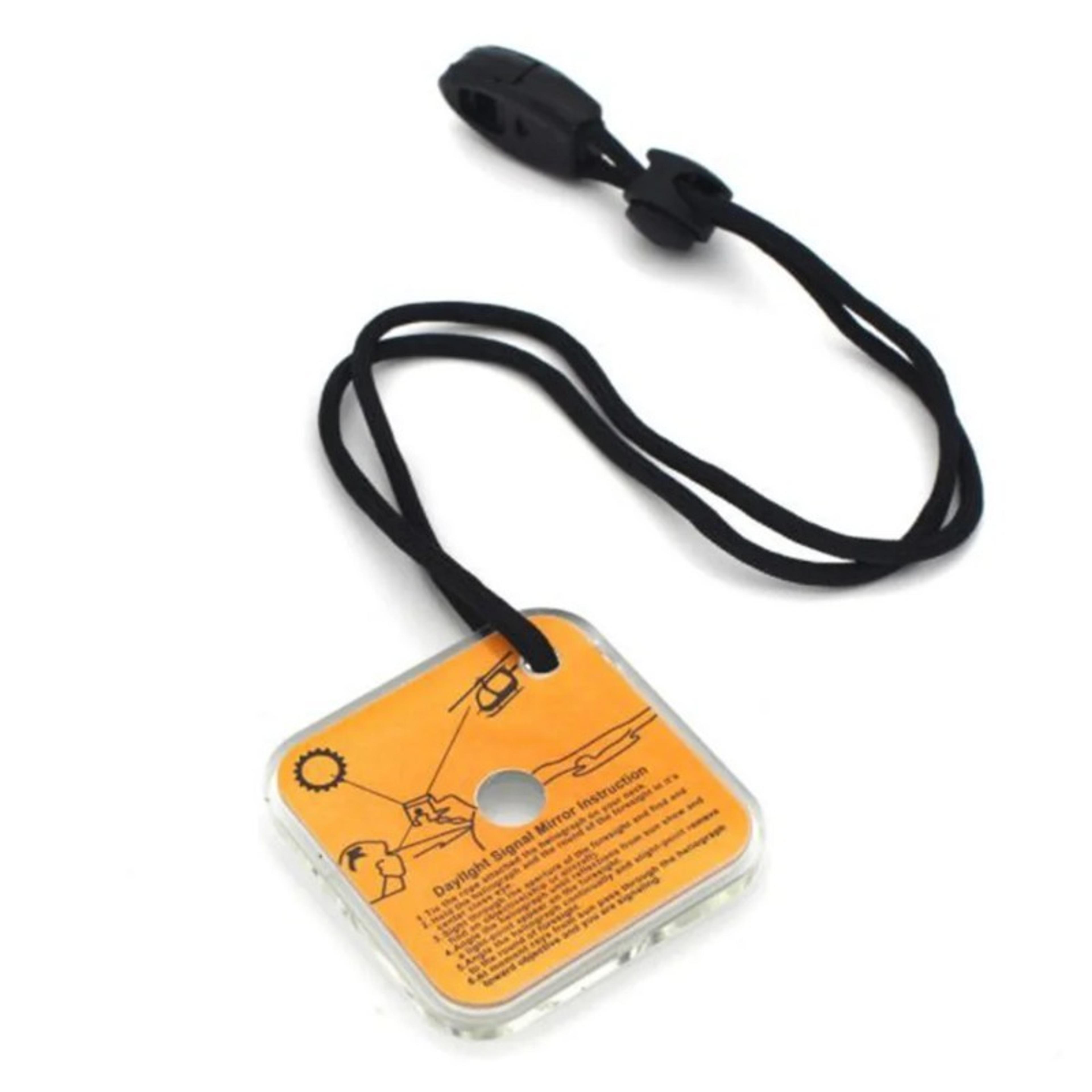 outdoor survival reflective signal mirror for hiking & camping