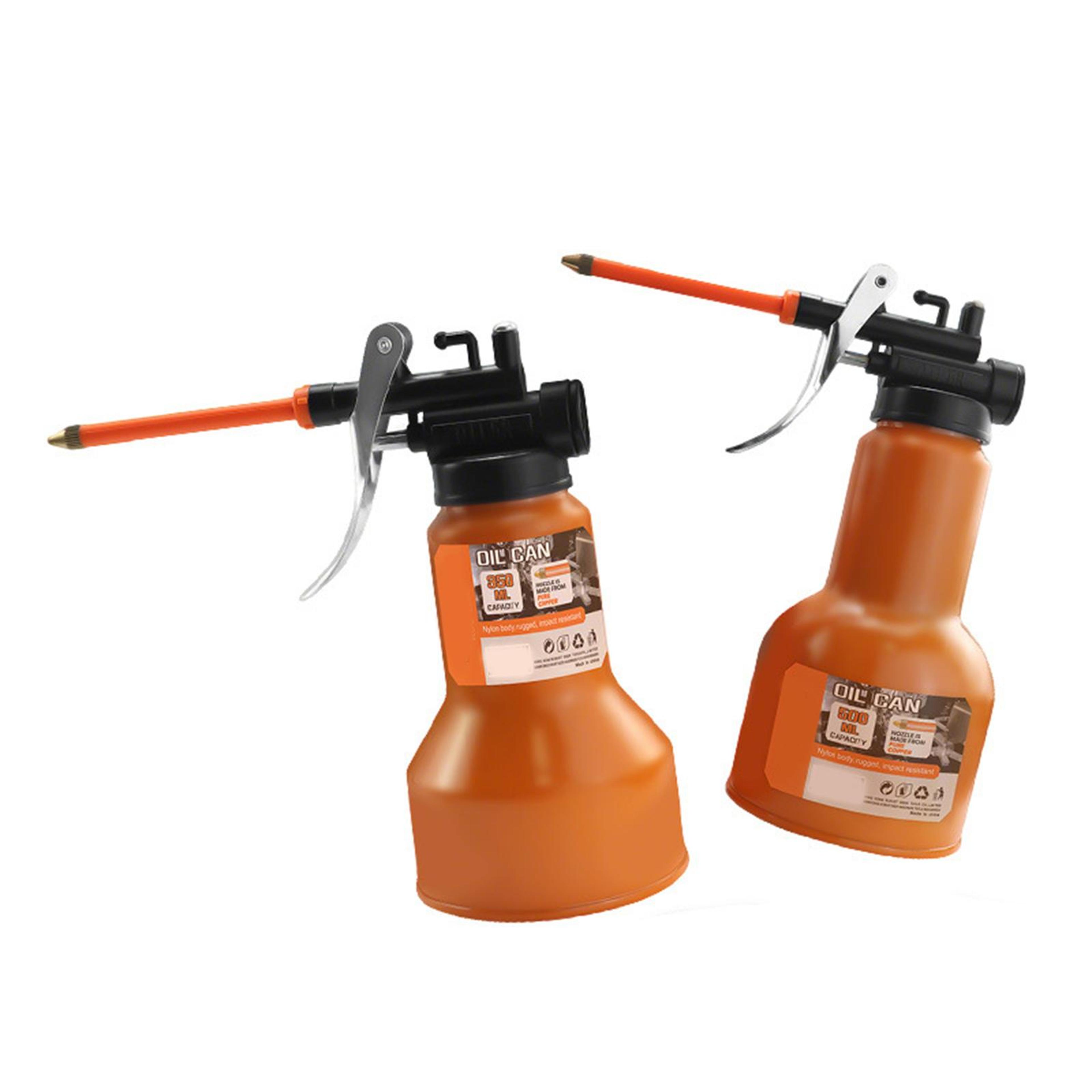 portable oil can for automotive maintenance high pressure lubrication bottle