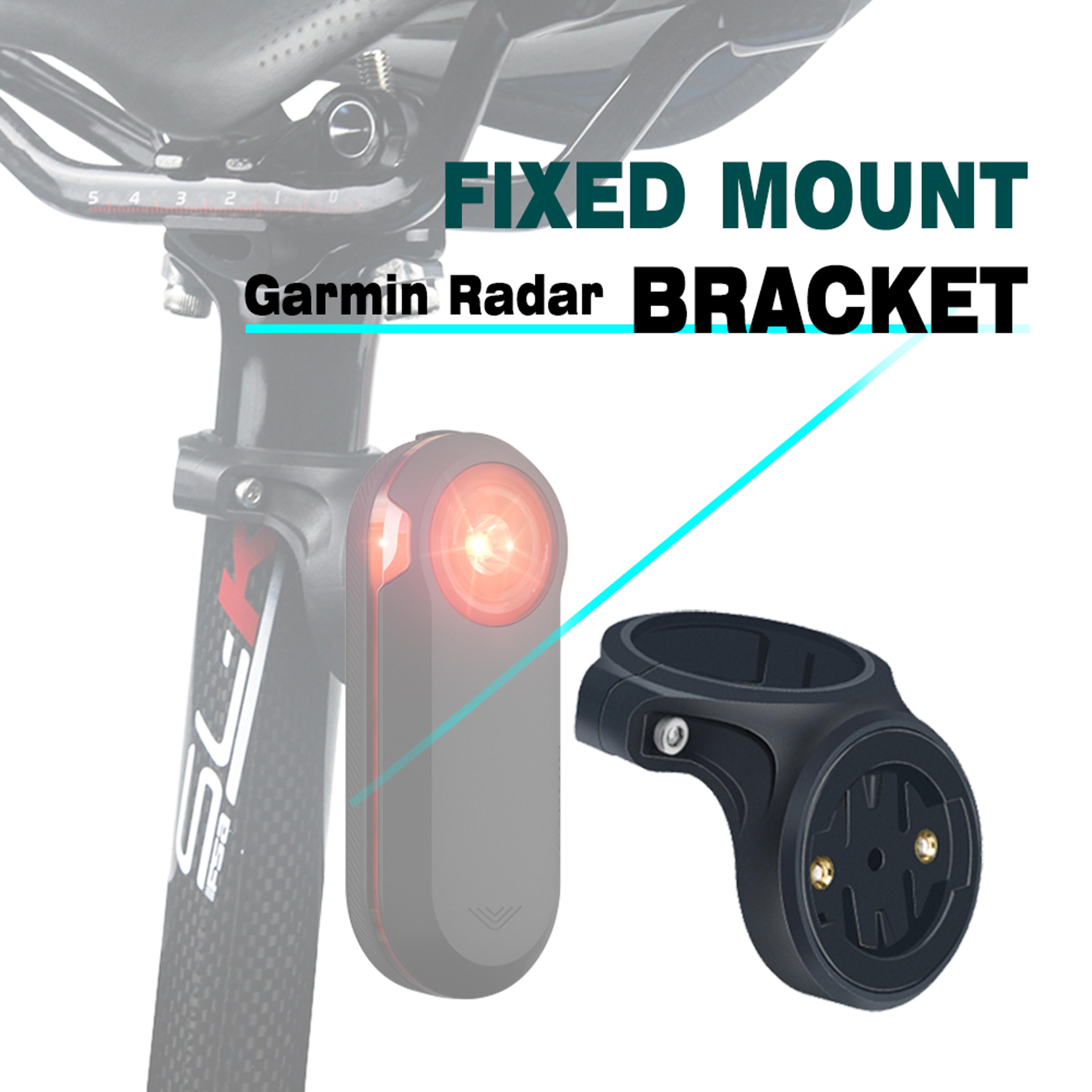 cyclami bike seatpost mount for garmin varia radar taillight secure rear light bracket