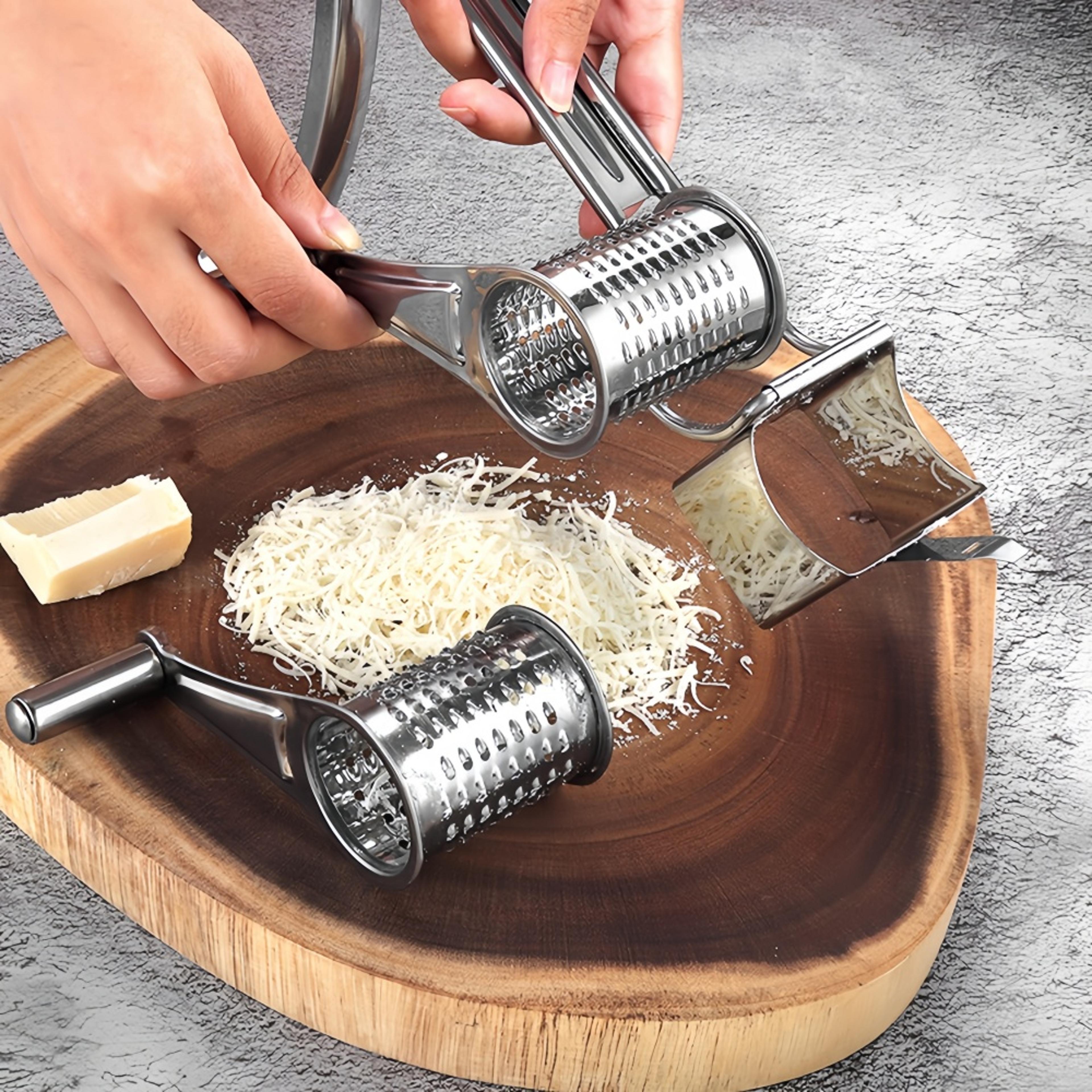 rotary cheese grater manual vegetable slicer with hand crank food shredder