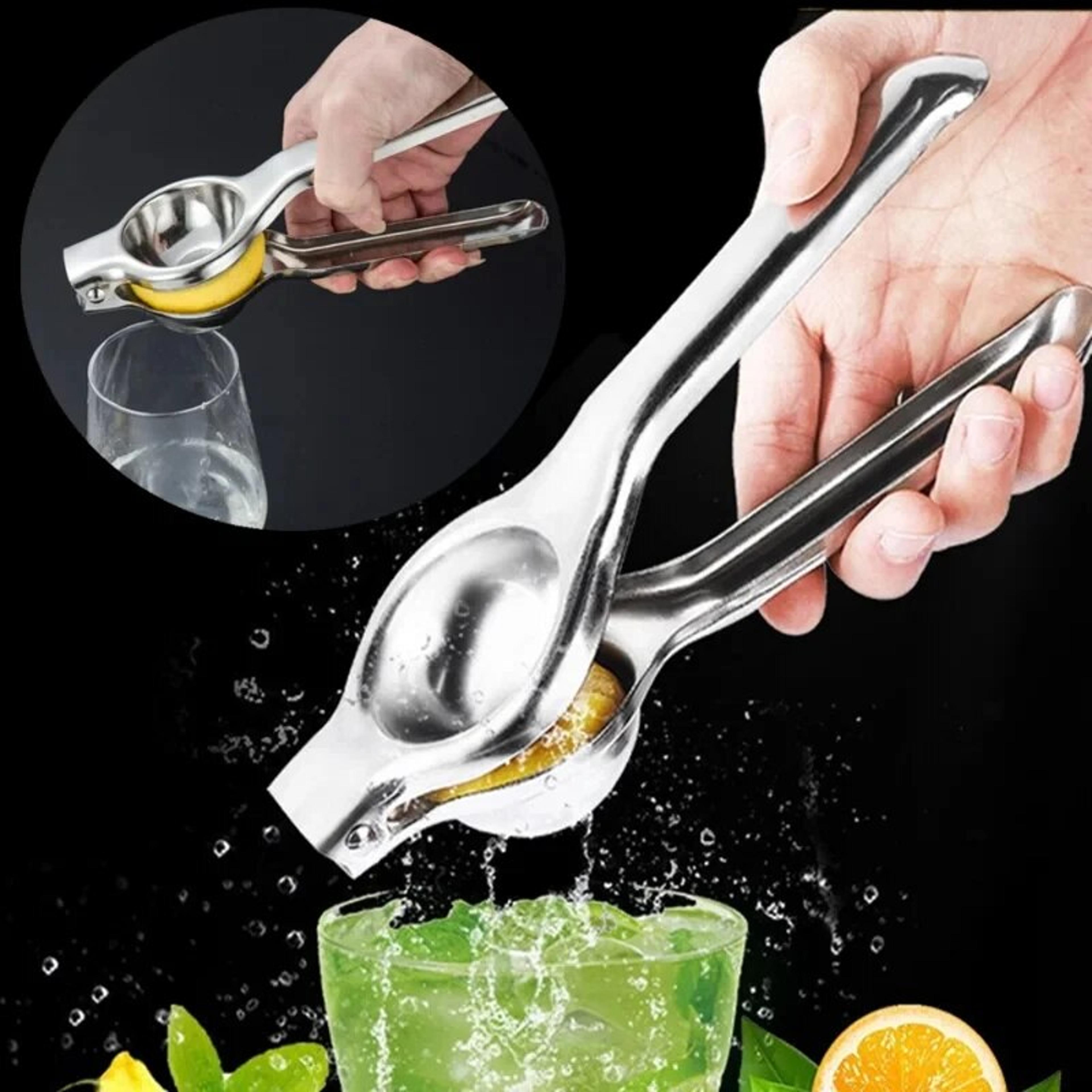 stainless steel lemon squeezer manual citrus juicer heavy duty fruit press