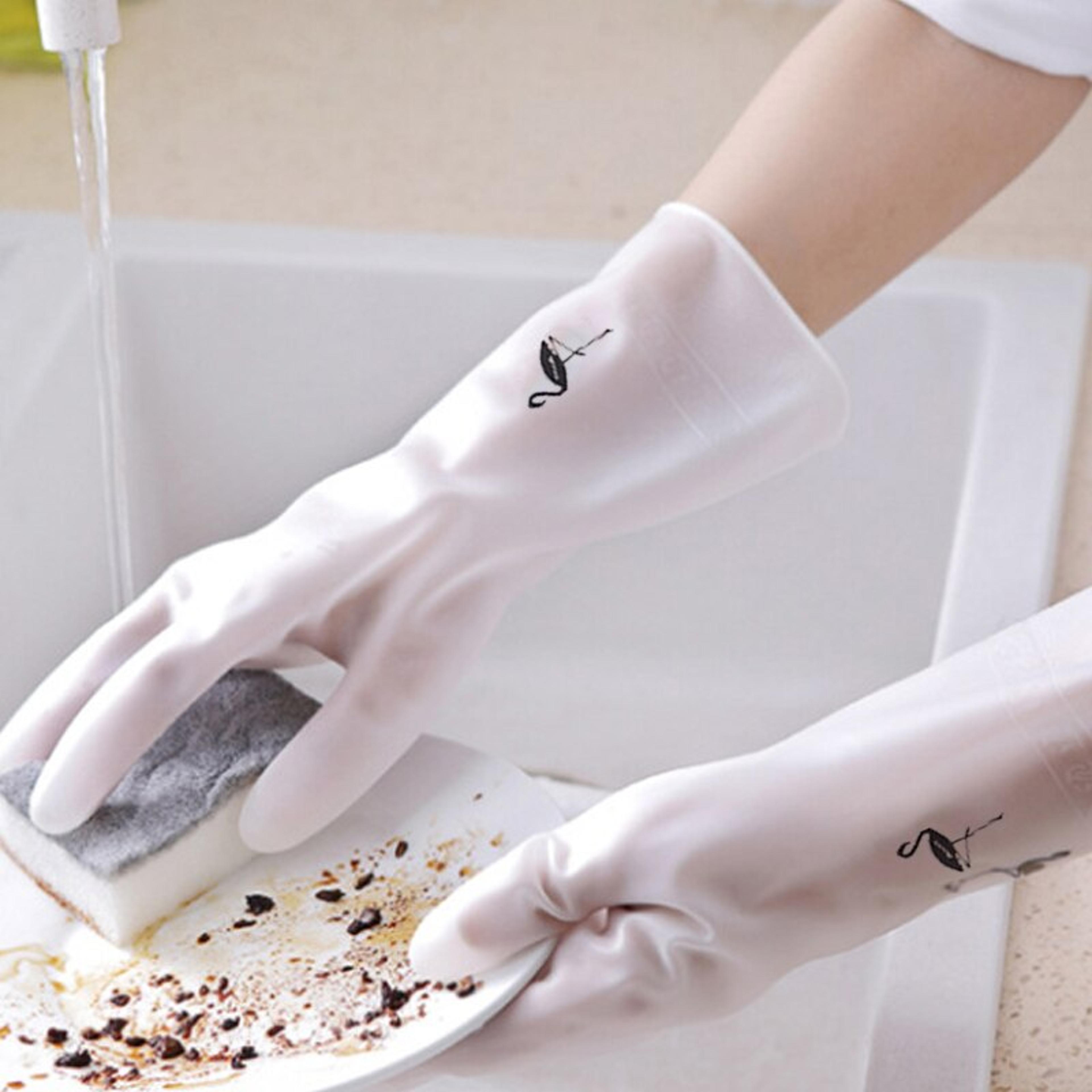 durable waterproof kitchen cleaning gloves for dishwashing and household use