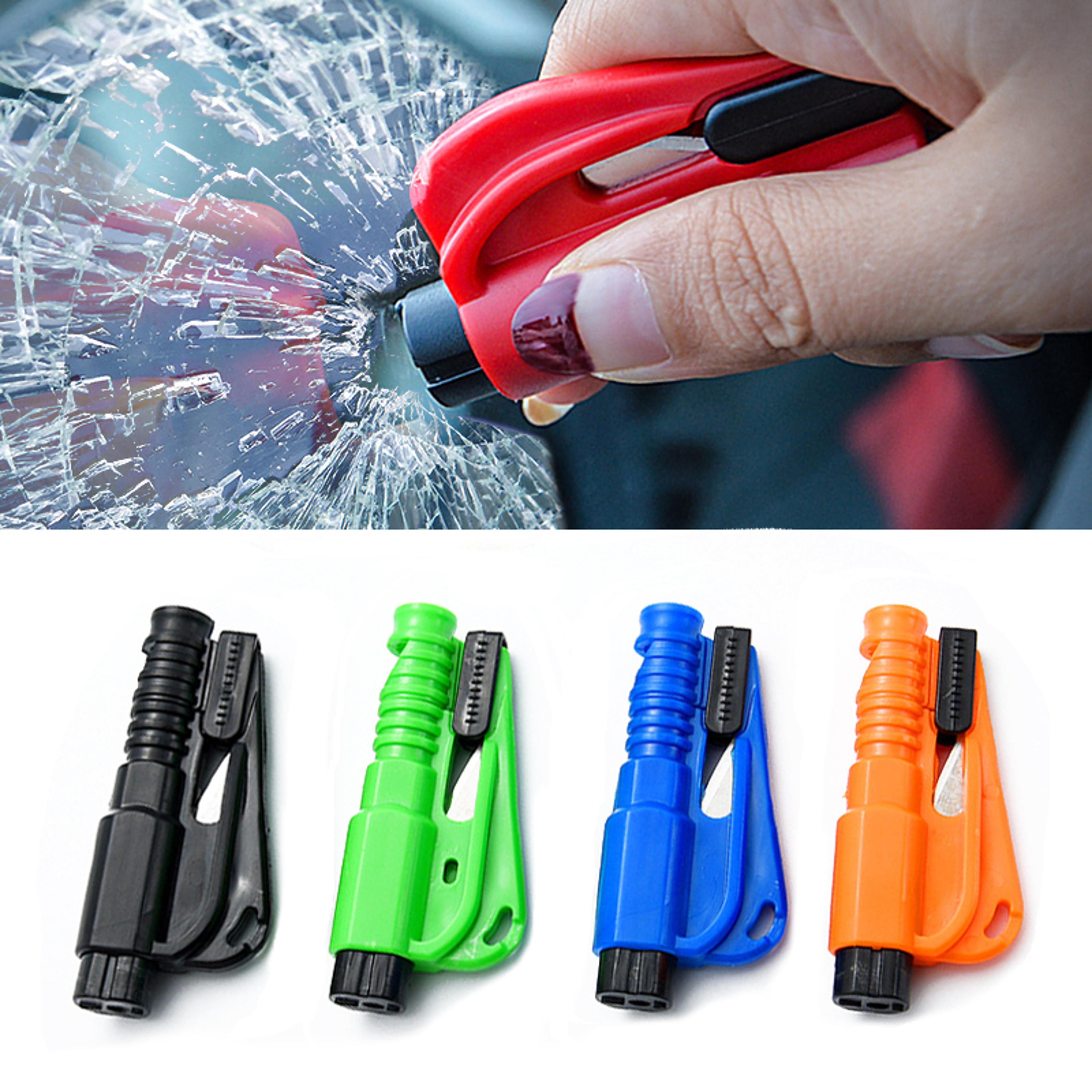 compact car escape tool keychain emergency window breaker safety hammer