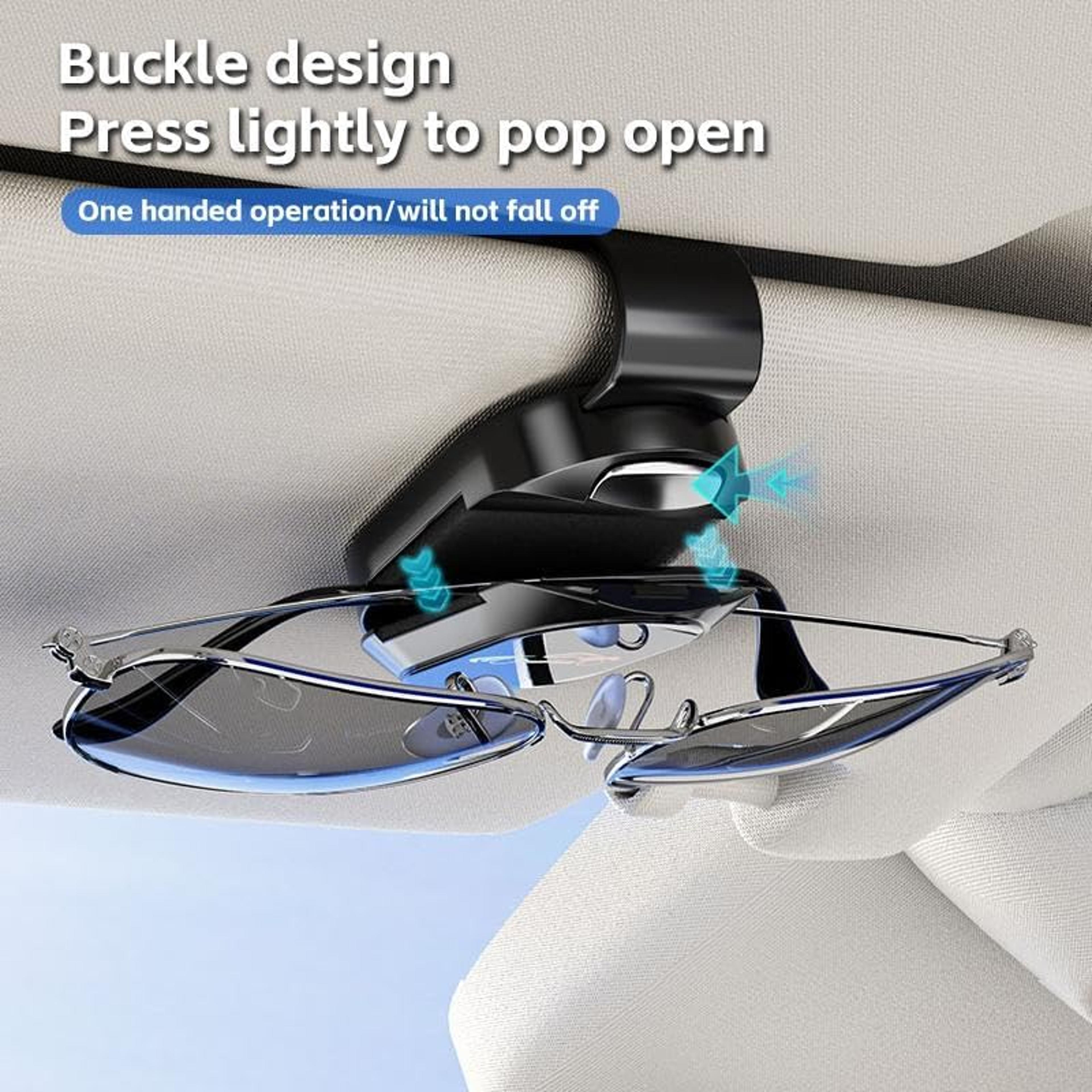 Universal Car Sunglasses Holder Clip For Visor Secure Eyeglass Holder For Car Interior 1