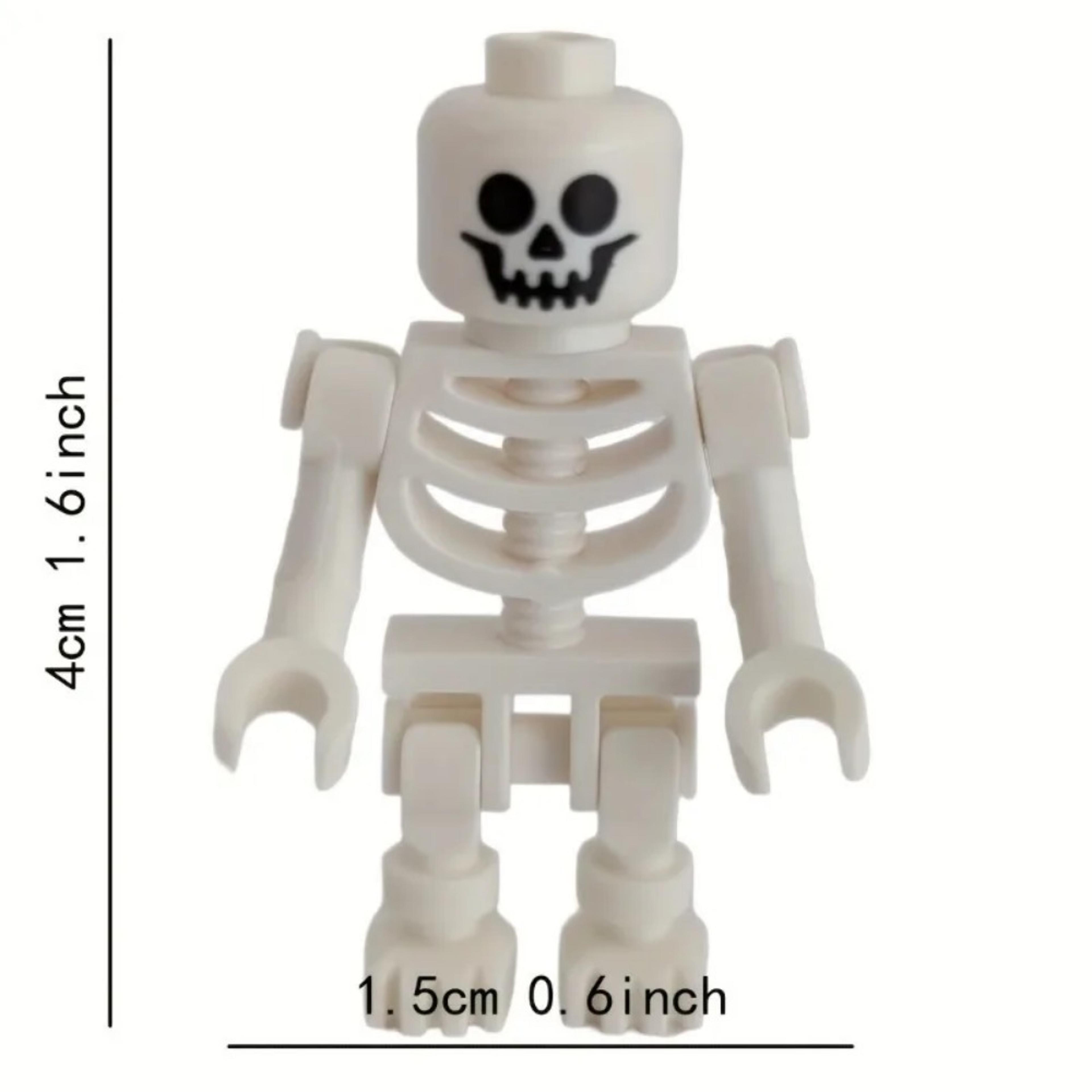 Skeleton Army Mini Building Blocks Set DIY Halloween Figures  Mini Action Figures 4